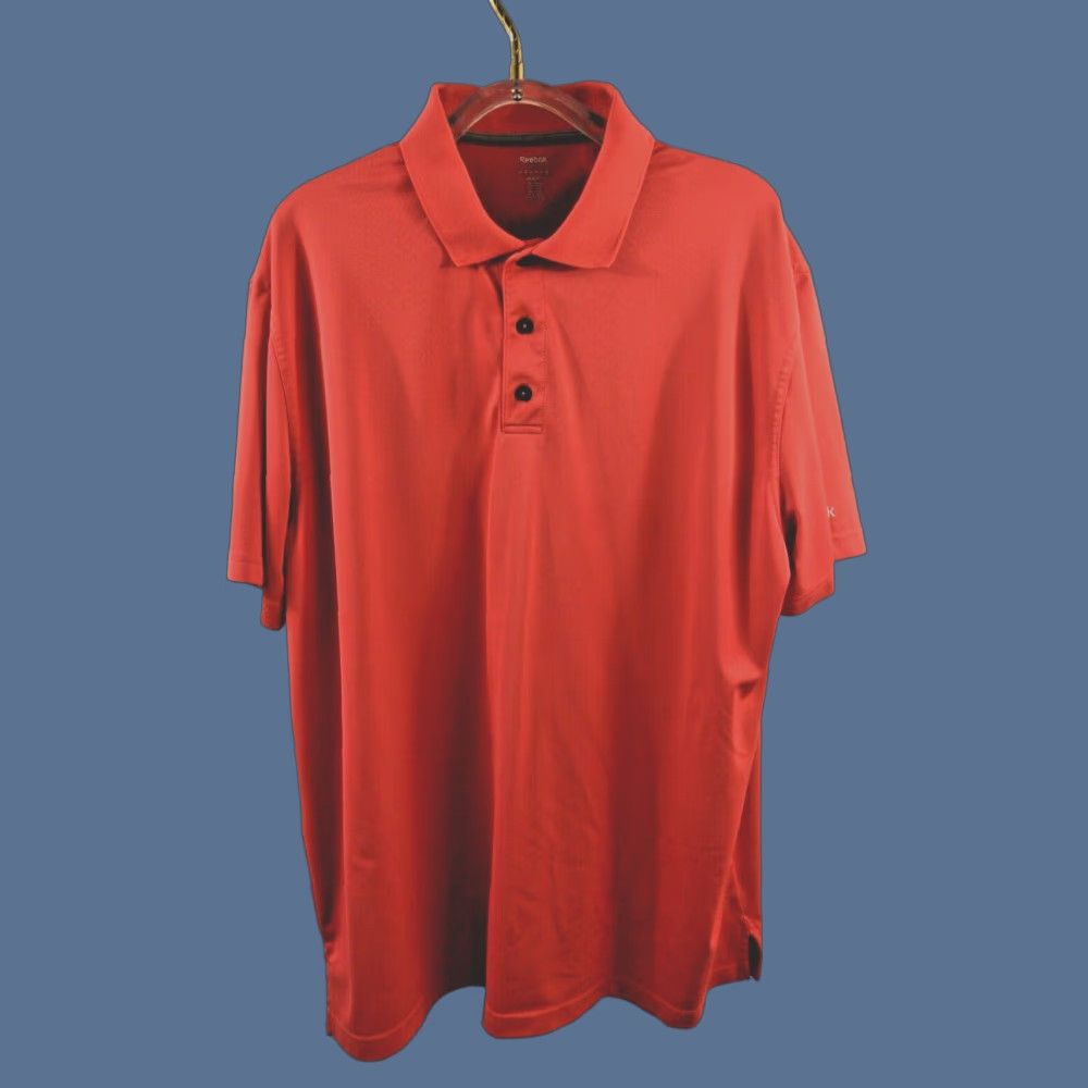 Reebok Reebok Polo Shirt Men Short Sleeve 3XL Pink Size US XXL / EU 58 / 5 - 1 Thumbnail