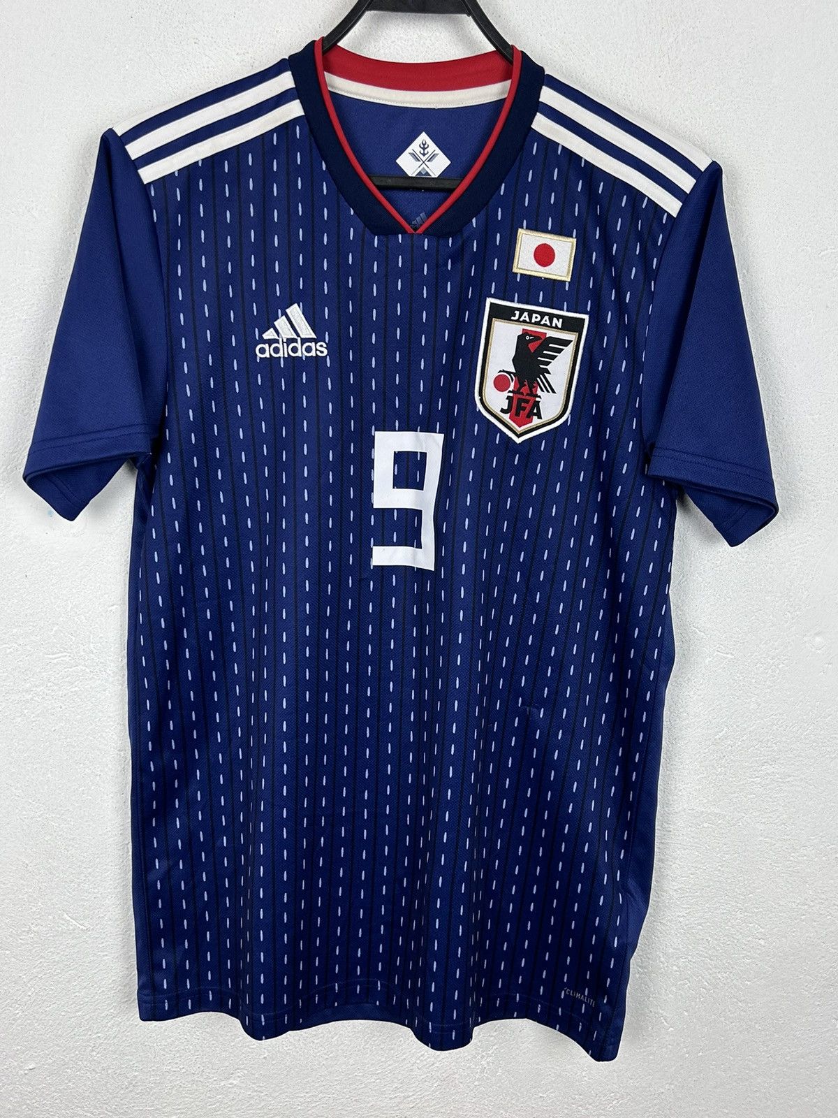Adidas Adidas x Japan JFA 2018 9 Shinji Okazaki Home Kit Jersey Grailed