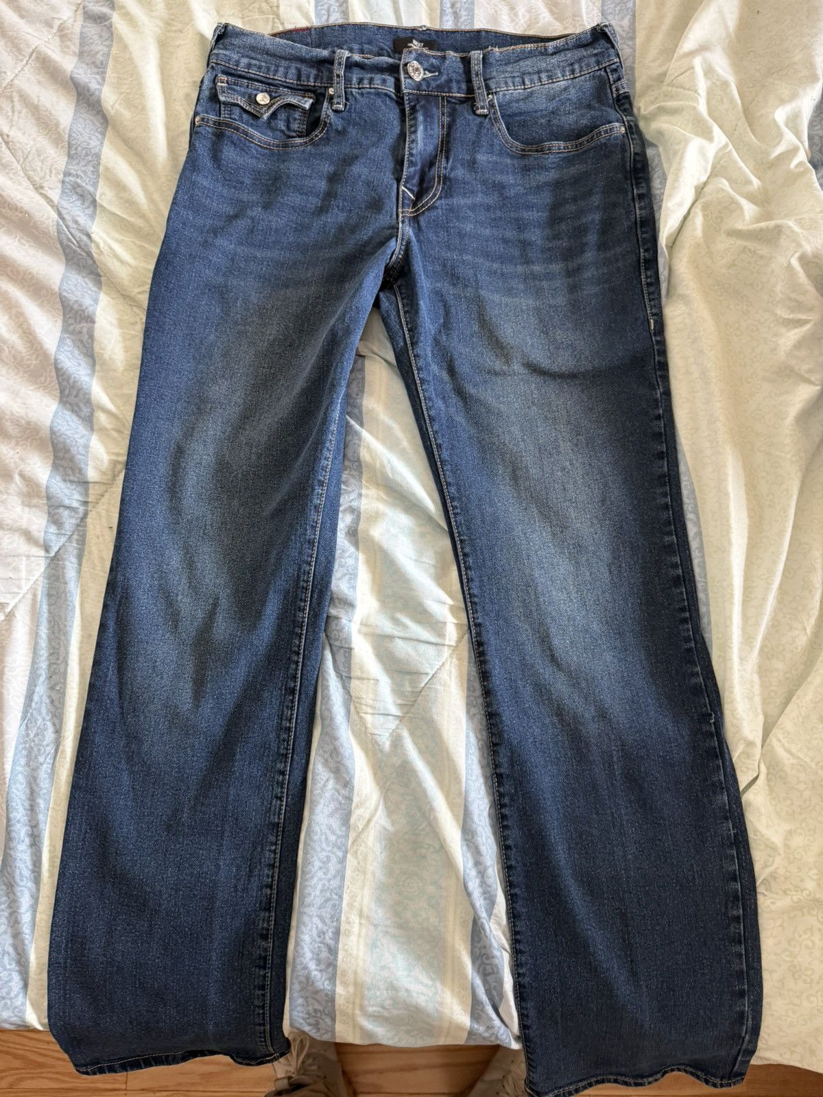 True Religion True religion RICKY SN FLAP STRAIGHT jeans Size US 34 / EU 50 - 1 Thumbnail