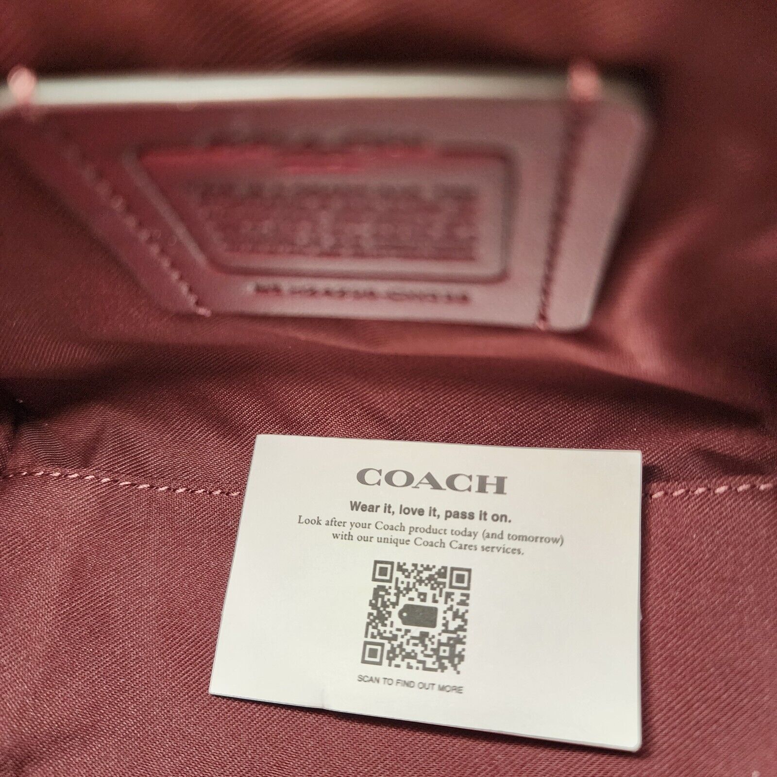 Coach NWT Coach CW390 Zip Top Shoulder Bag Leather Merlot Size ONE SIZE - 6 Thumbnail