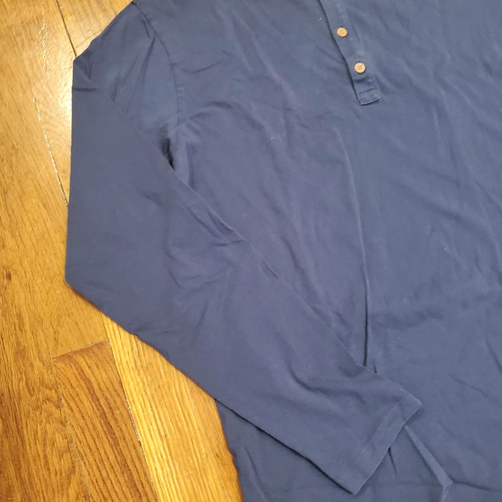 Patagonia Patagonia Henley Shirt Mens M Blue Long Sleeve Tagless 3 Button Tee Size US M / EU 48-50 / 2 - 2 Thumbnail