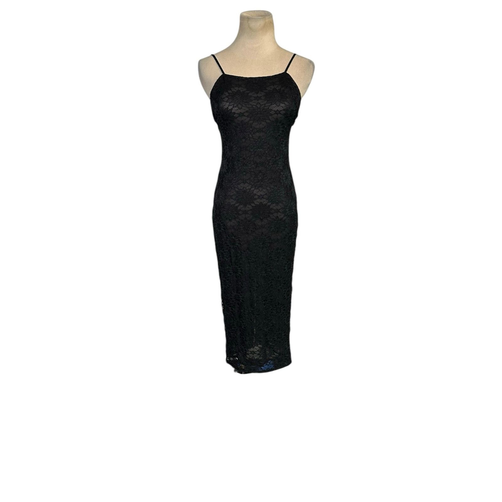 Urban Outfitters Out From Under black lace slip pencil dress size Small Size S / US 4 / IT 40 - 11 Thumbnail