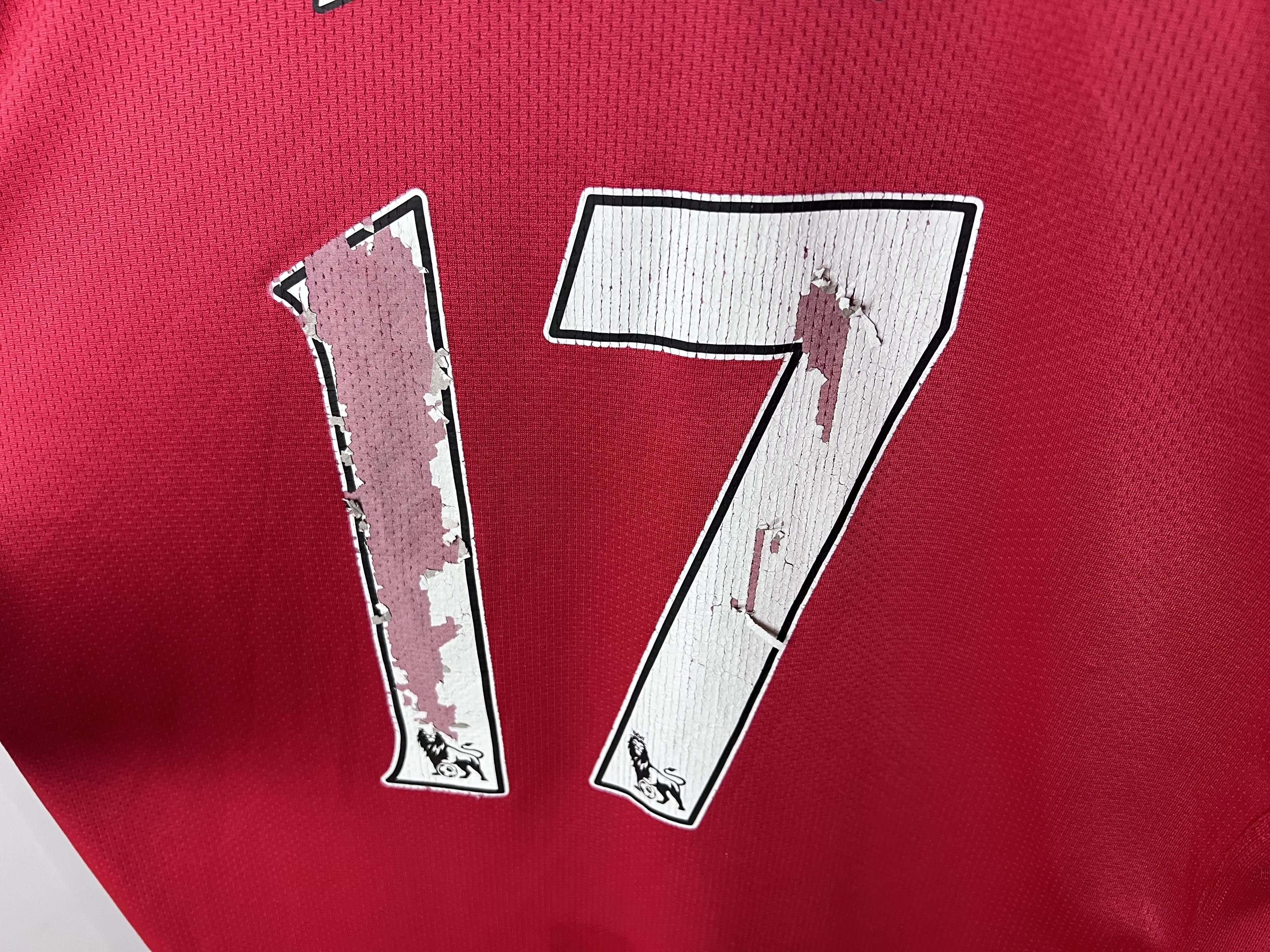 Nike NANI #17 MANCHESTER UNITED 2007 HOME FOOTBALL SHIRT SOCCER Size US L / EU 52-54 / 3 - 3 Thumbnail