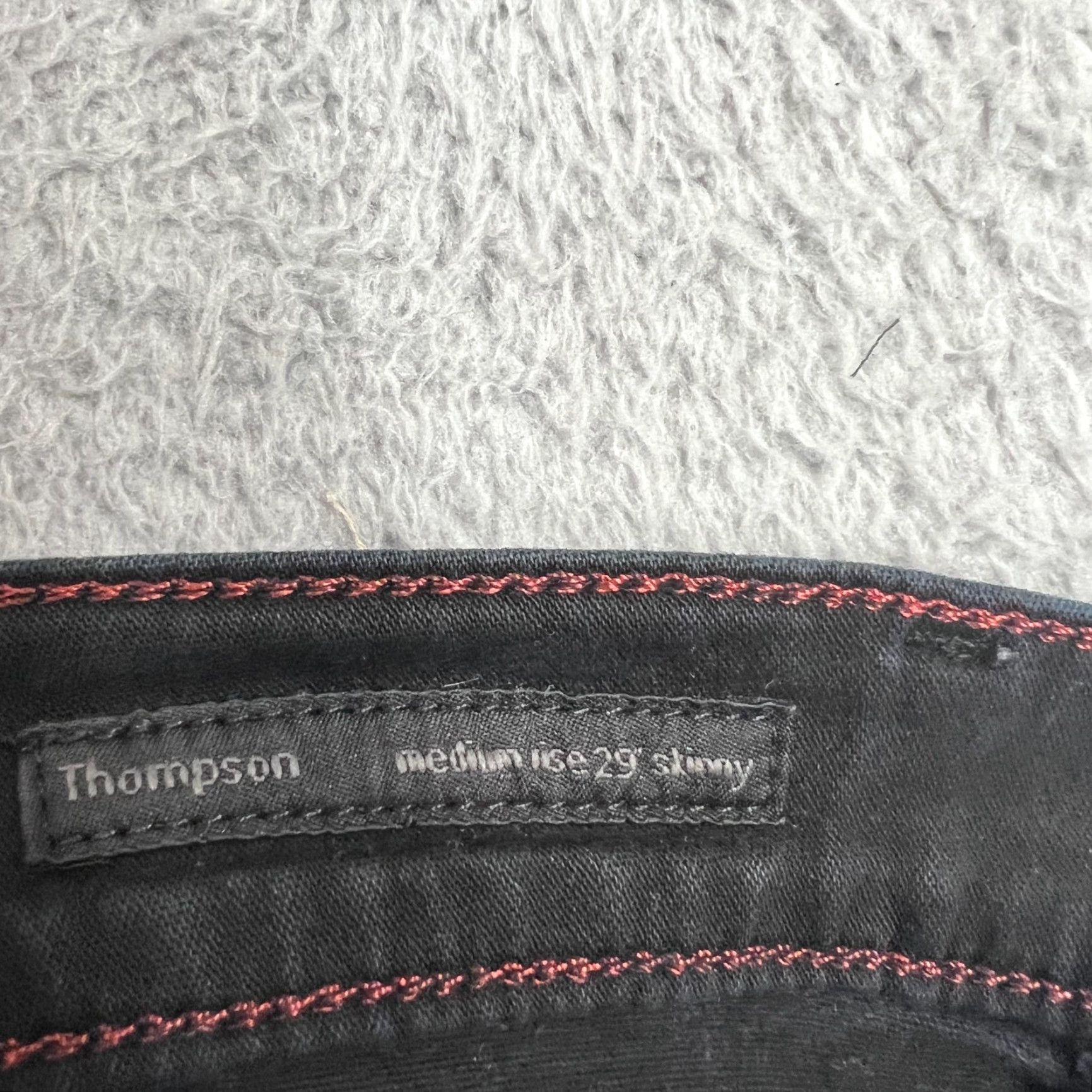 Citizens Of Humanity VINTAGE Citizens of Humanity Jeans Womens Skinny Black 27 Thompson Mid Rise 28-Inch Inseam Size 29" - 6 Thumbnail