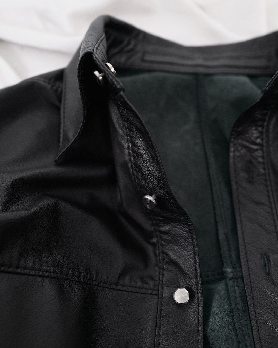 NKTRMNV KANGAROO LEATHER SHIRT