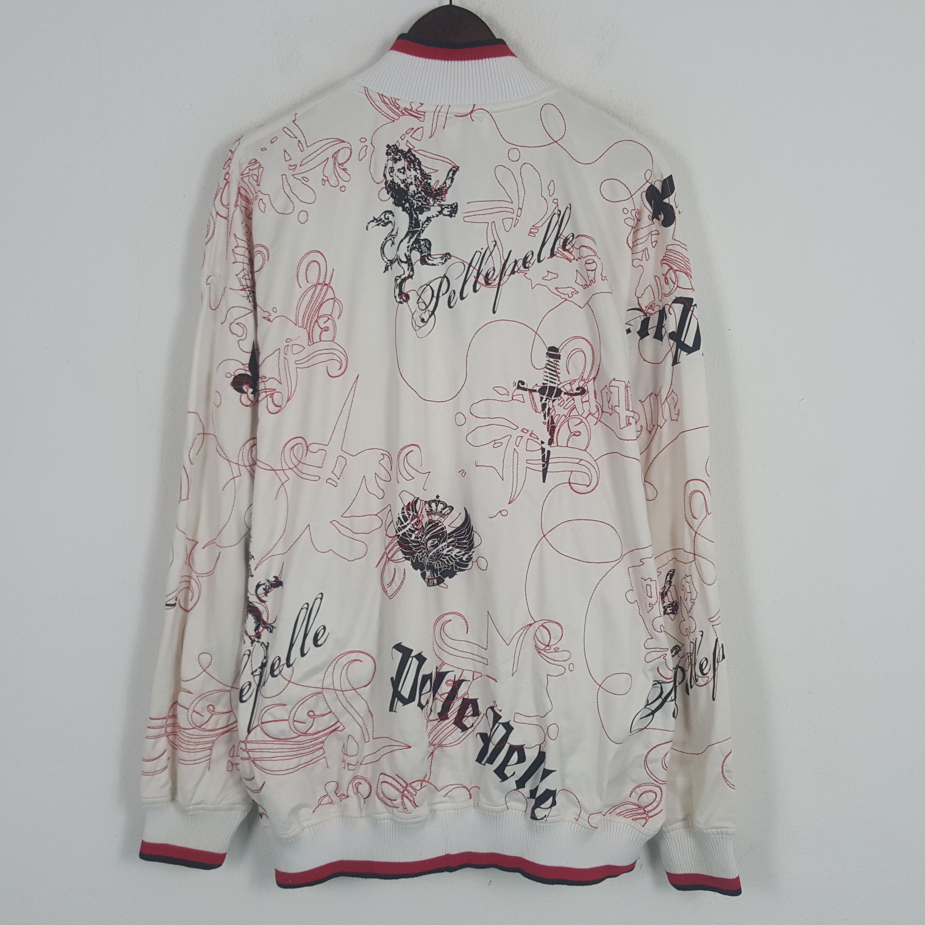 Designer × Pelle Pelle × Vintage Vintage Pelle Pelle Overprinted Zipper Jacket Size US L / EU 52-54 / 3 - 3 Thumbnail