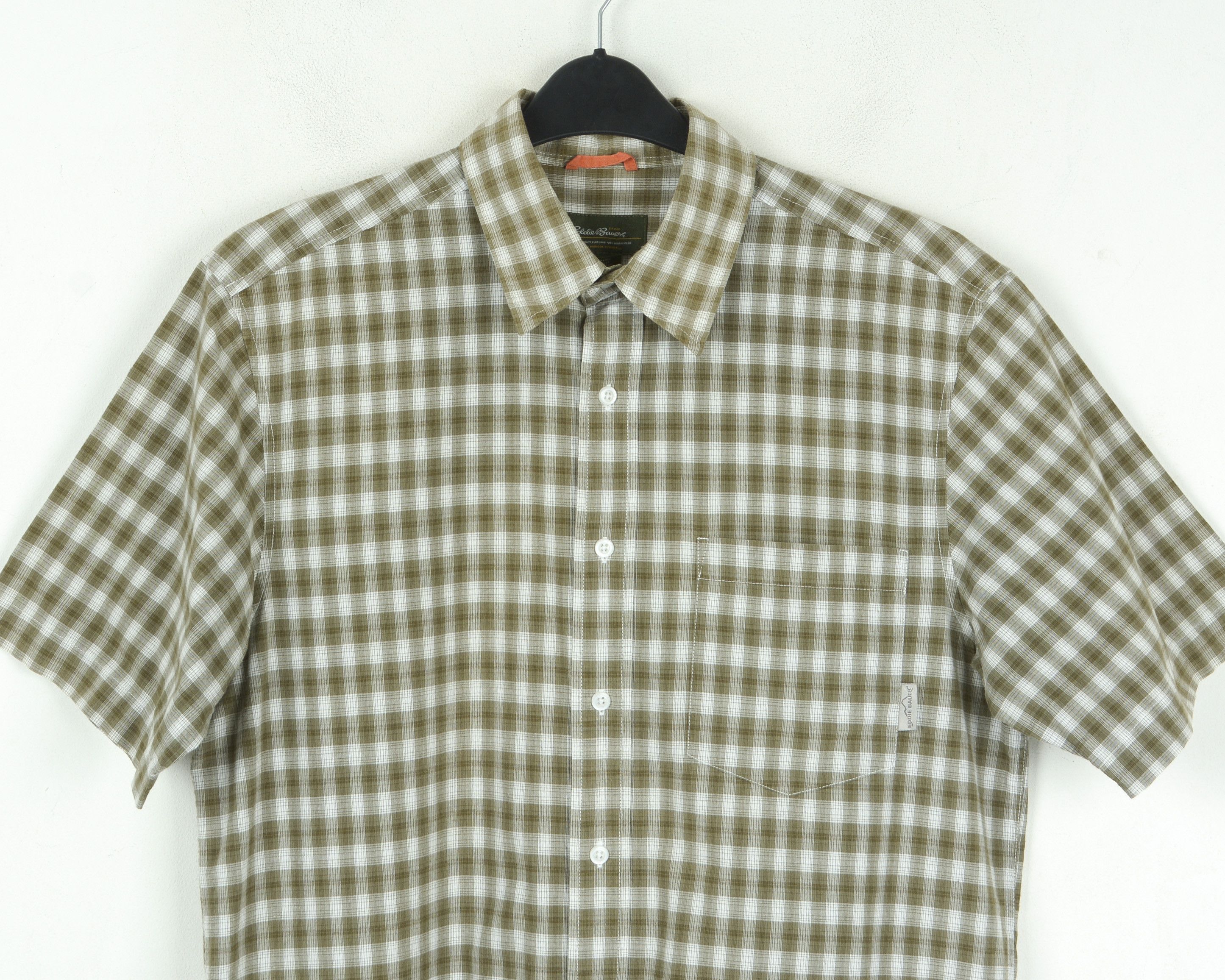 Eddie Bauer Checked M Button Up Shirt Short Sleeve Casual Size US M / EU 48-50 / 2 - 6 Thumbnail