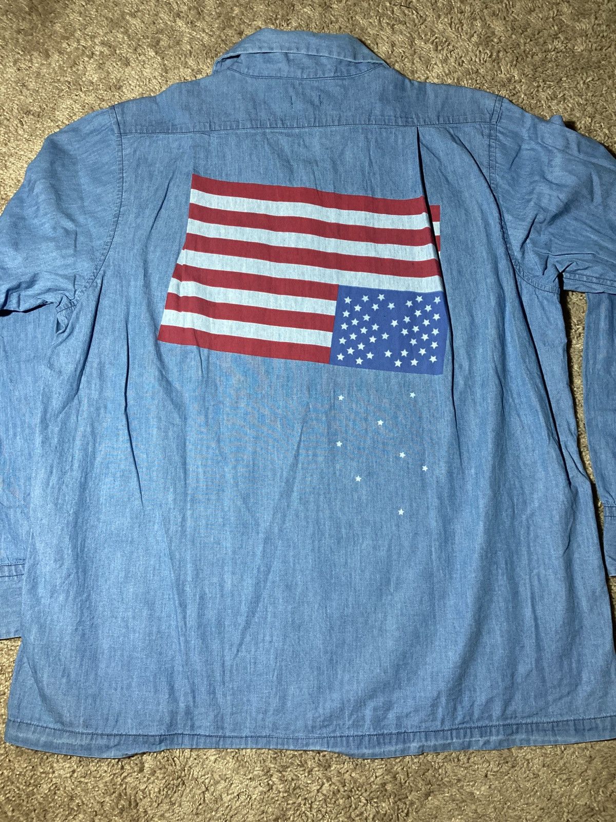 Willy Chavarria SS19 Willy Chavarria Falling America Jail Shirt Prison Stars Size US S / EU 44-46 / 1 - 8 Thumbnail