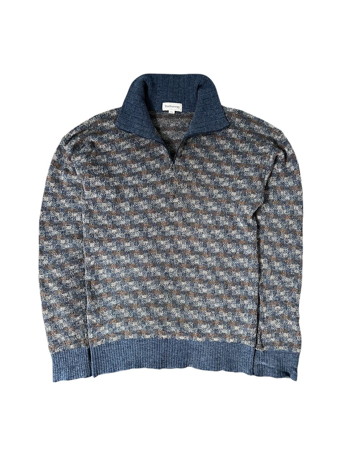 Burberry Burberrys Knitwear Wool Vintage Size US L / EU 52-54 / 3 - 2 Thumbnail
