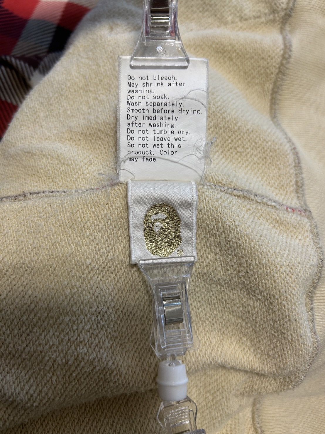 Bape OG Y2K Bape Red Plaid Full Zip Hoodie Size M Size US M / EU 48-50 / 2 - 10 Thumbnail