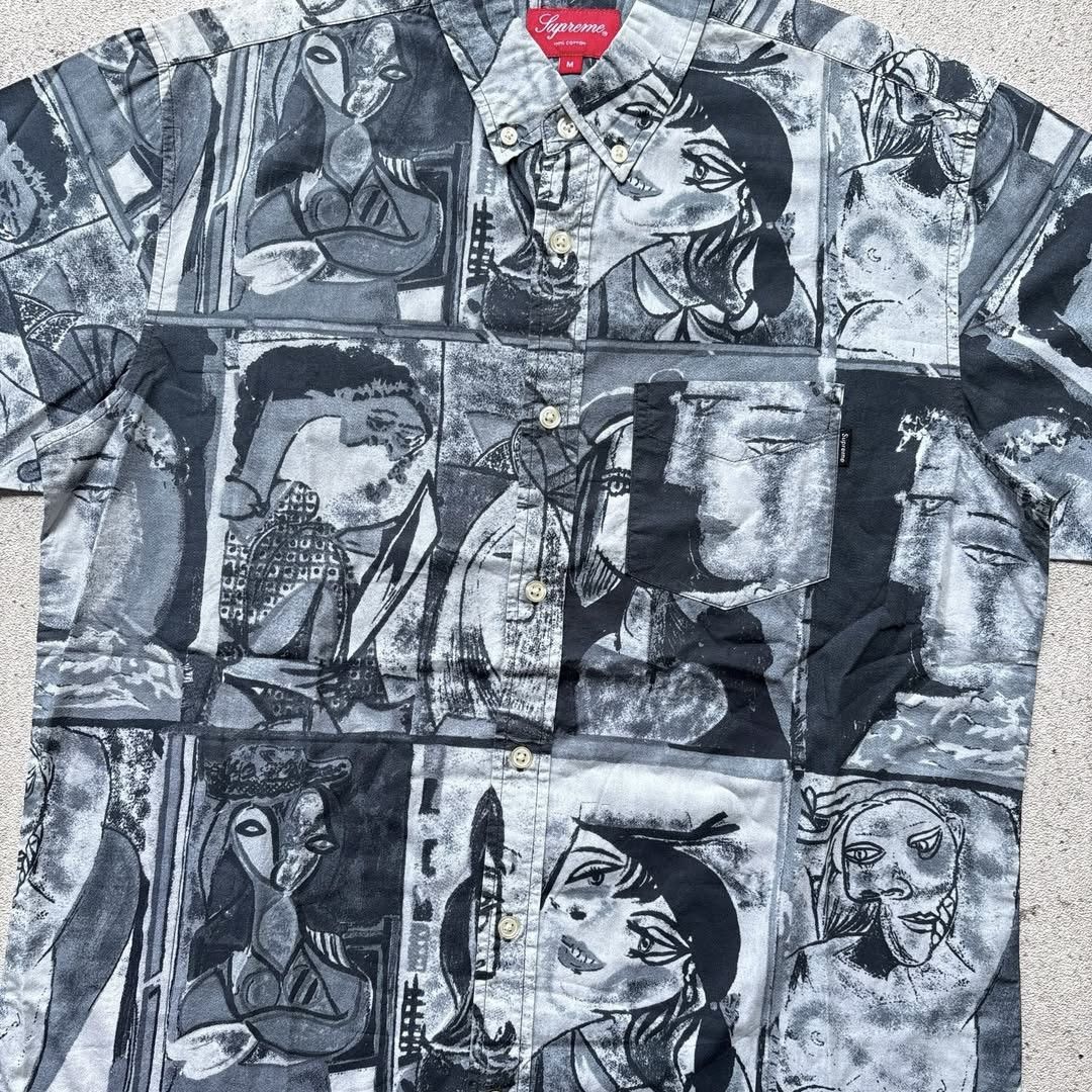 Supreme RARE💥 SUPREME picasso SS14 pocket button up Size US L / EU 52-54 / 3 - 3 Thumbnail