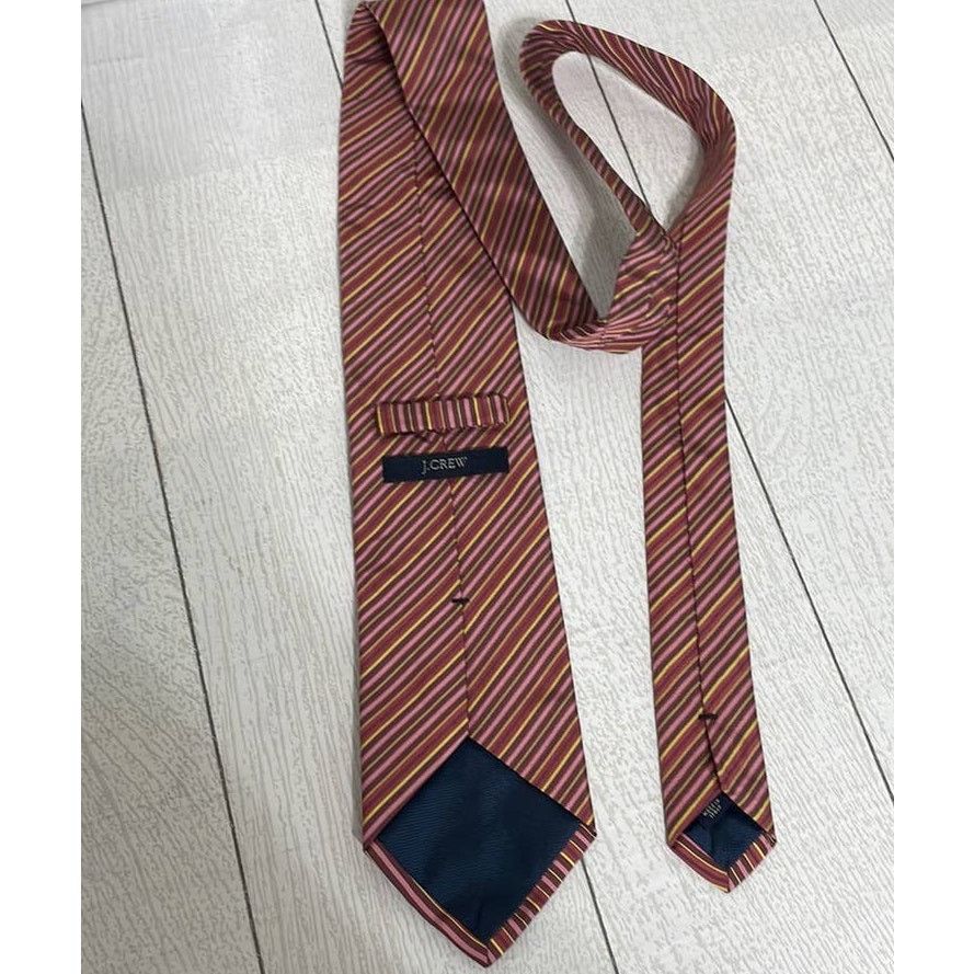 Other Men’s J.Crew Silk Blend Striped Tie Size 28 - 8 Thumbnail