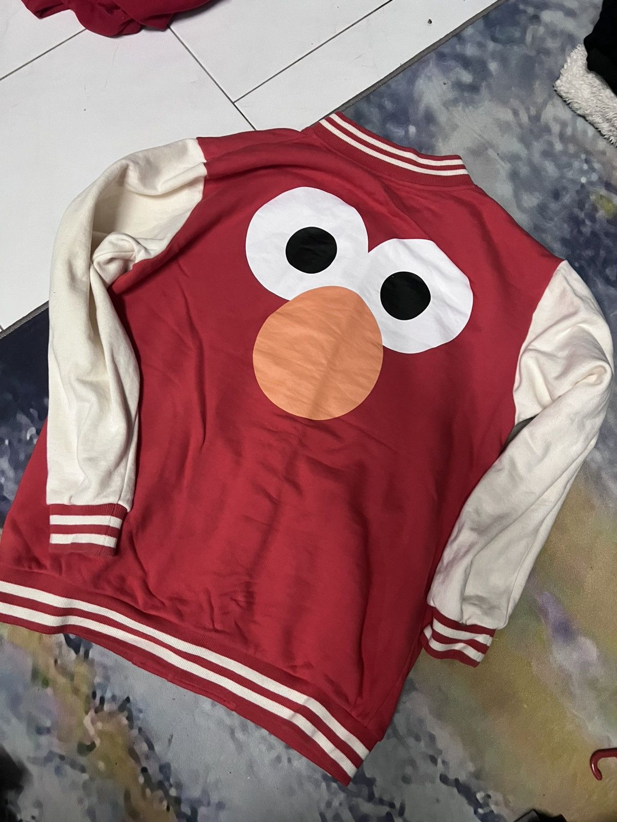 Universal Studios Vtg Baseball varsity jacket Elmo universal studio Size US L / EU 52-54 / 3 - 3 Thumbnail