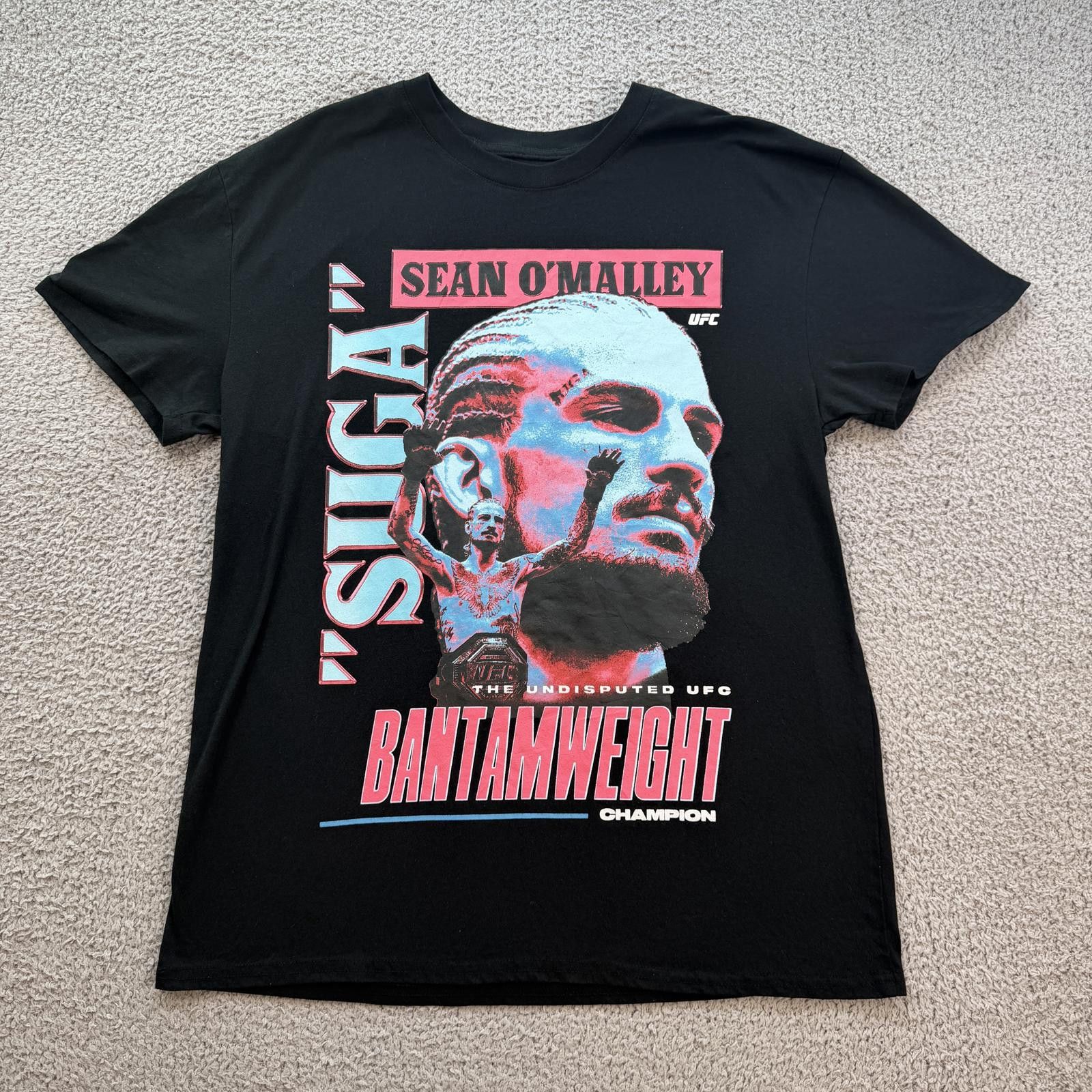 UFC UFC Sean O'Malley Bantamweight Champ T Shirt Black L MMA Size US L / EU 52-54 / 3 - 1 Thumbnail