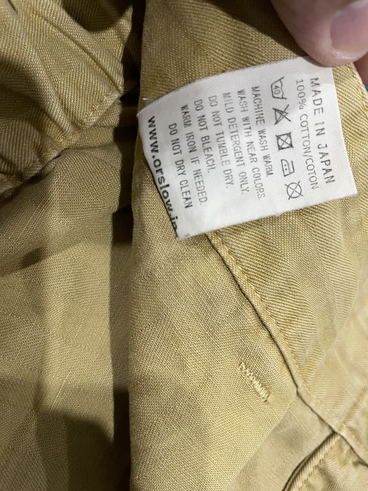 Orslow VTG 90s Orslow Button Fly HBT Pants Size US 33 - 21 Thumbnail