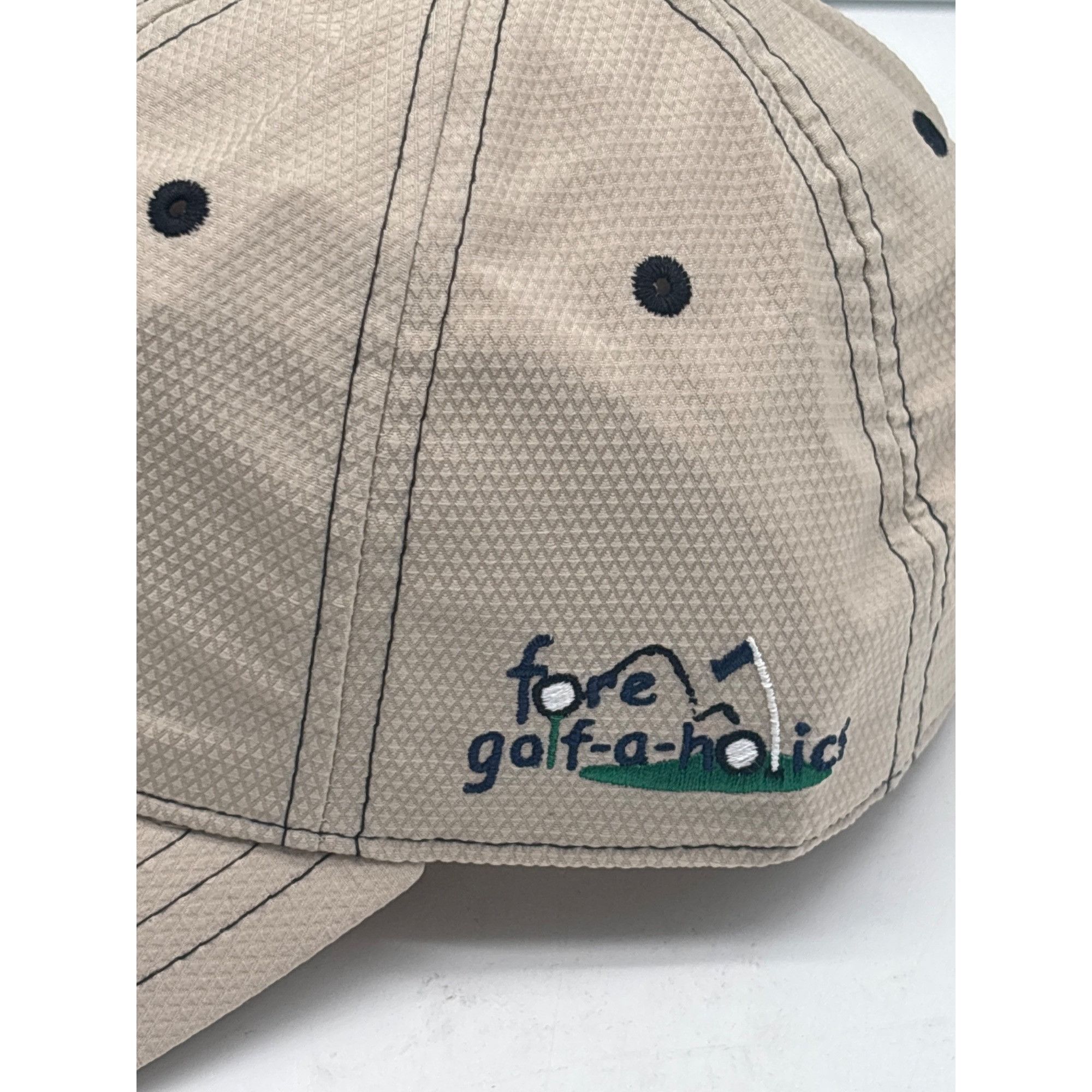 Other Pukka Tee- Embroidered Mesh Golf Cap/ Hat, Beige, OS Size ONE SIZE - 4 Thumbnail