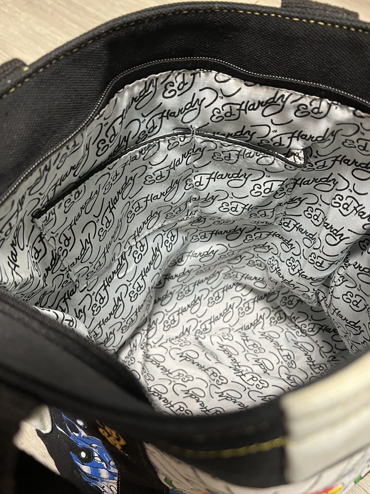 Ed Hardy Ed hardy tote black bag & handbag Size ONE SIZE - 12 Thumbnail