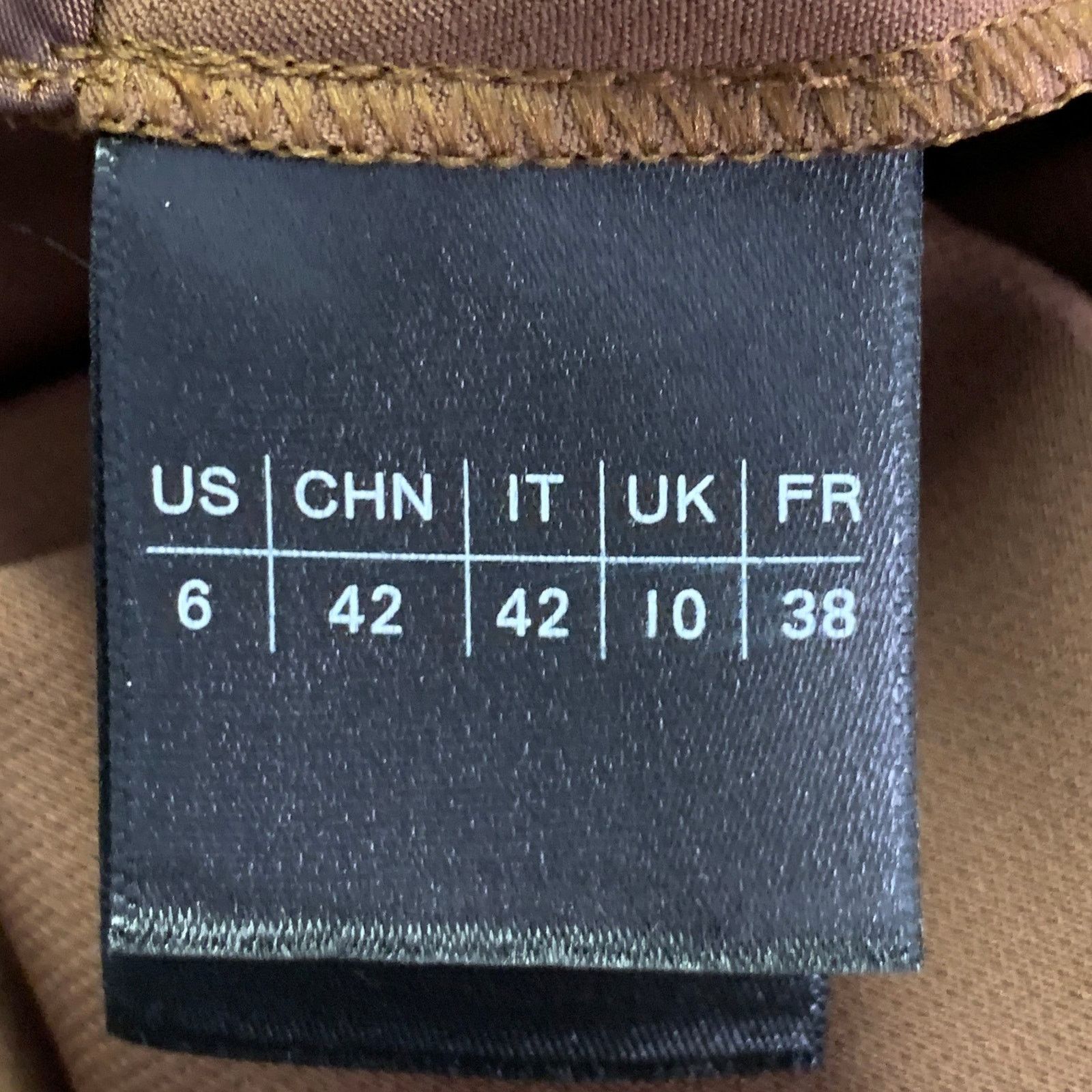 Lafayette 148 Size 6 Brown Polyamide Blend Side Zipper Dress Pants Size 28" / US 6 / IT 42 - 4 Thumbnail