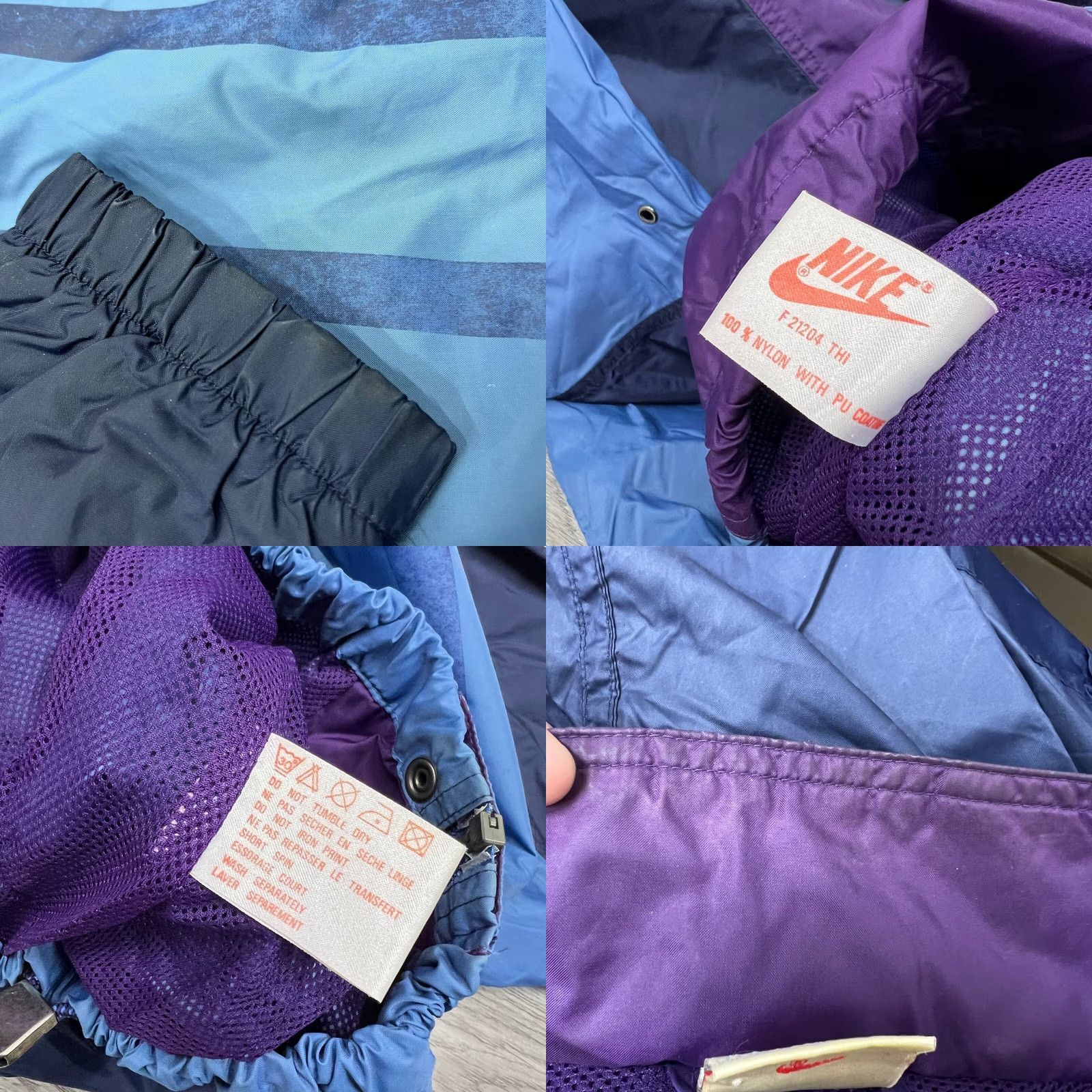 Nike Nike Vintage Nylon Jacket Windbreaker Big Logo Men's L Size US L / EU 52-54 / 3 - 8 Thumbnail