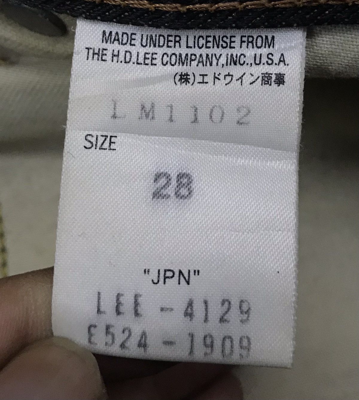 Lee × Vintage Vintage Lee Riders Denim Pants Size US 30 / EU 46 - 16 Thumbnail