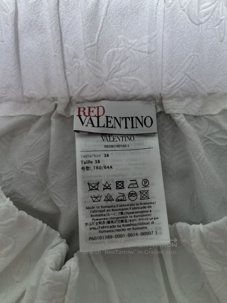 Valentino Valentino White jacquard fungus sleeveless set Size S / US 4 / IT 40 - 7 Thumbnail