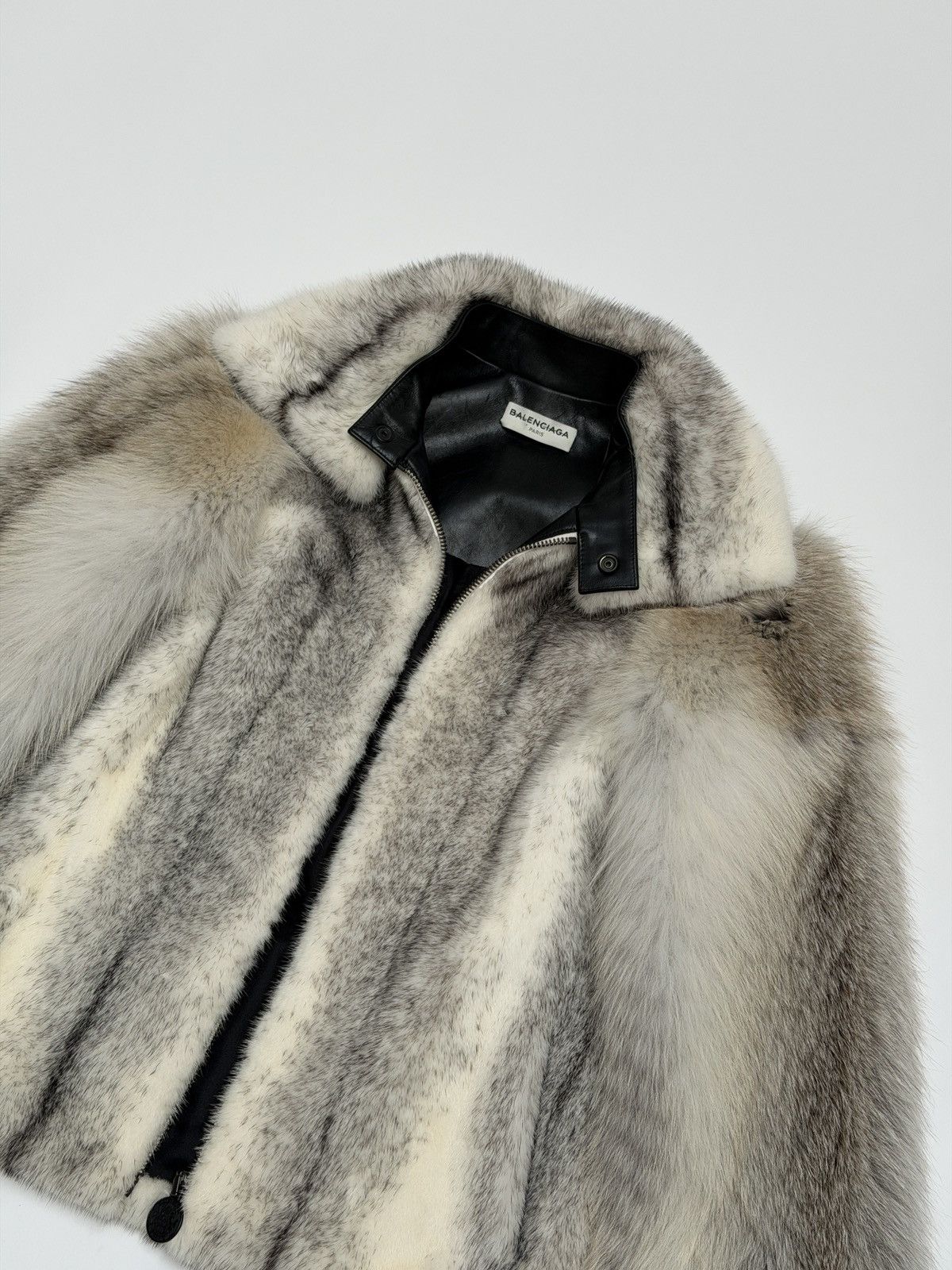 Balenciaga Balenciaga Genuine Mink & Fox Fur Jacket Size XS / US 0-2 / IT 36-38 - 3 Thumbnail