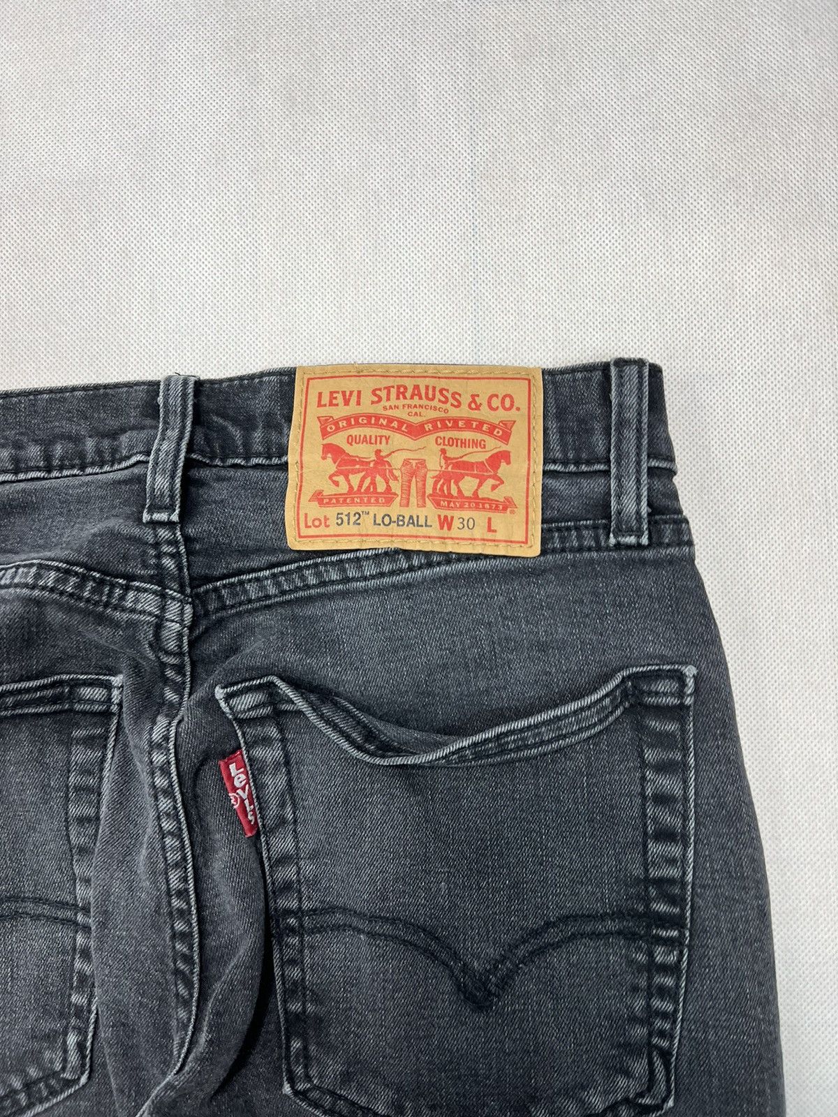 Levi's Pants Levi’s 512 Lo Ball dark grey Size US 30 / EU 46 - 3 Thumbnail