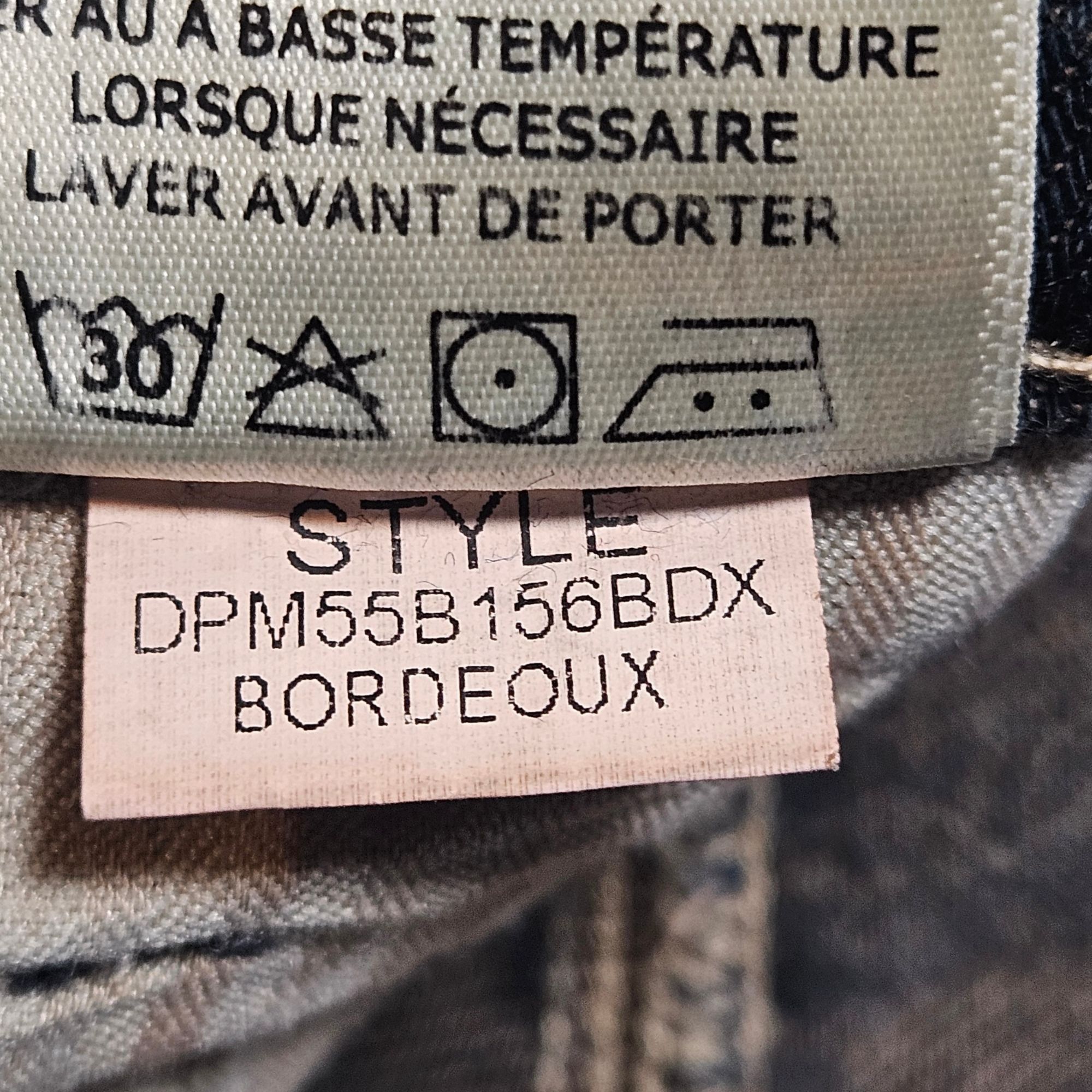 Other Dear John Women High Rise WideLeg Bordeaux Jean 25 Normcore Size 25" / US 0 / IT 36 - 10 Thumbnail