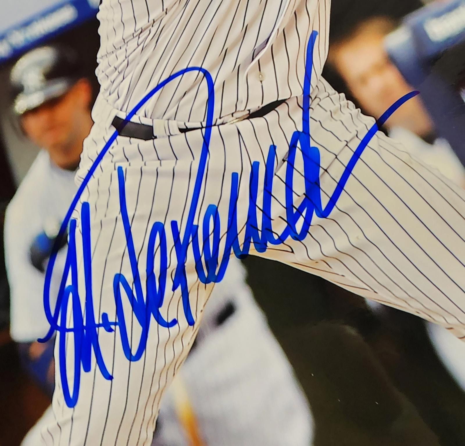 New York Yankees Jorge Posada Signed/Autographed NY Yankees 8x10 Photo COA Size ONE SIZE - 2 Thumbnail
