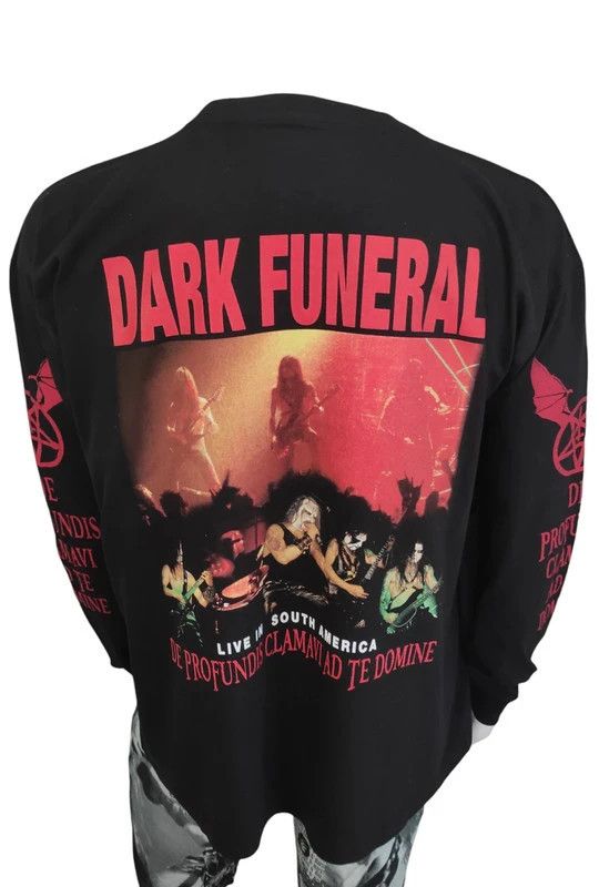 Band Tees Dark Funeral T Shirt Vintage 2003 Tour Black Metal Rare Size US XL / EU 56 / 4 - 1 Thumbnail