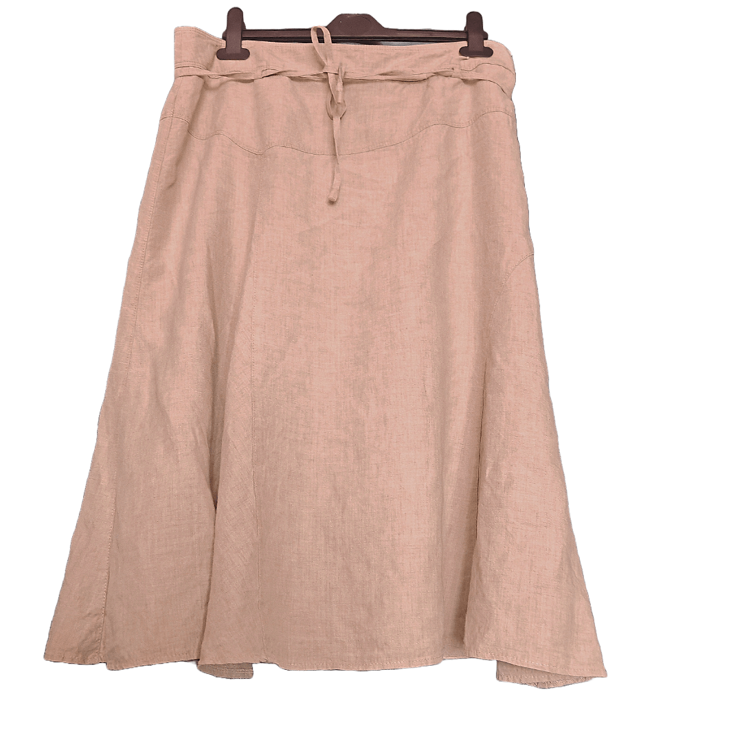 Gerry Weber Linen Midi A-line Gerry Weber Women's Skirt size USA16 GB20 Size 38" / US 16 / IT 52 - 1 Thumbnail