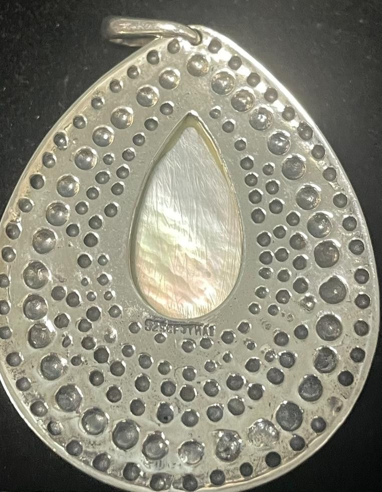 Designer Vintage Drop Pendant .925 Size ONE SIZE - 3 Thumbnail