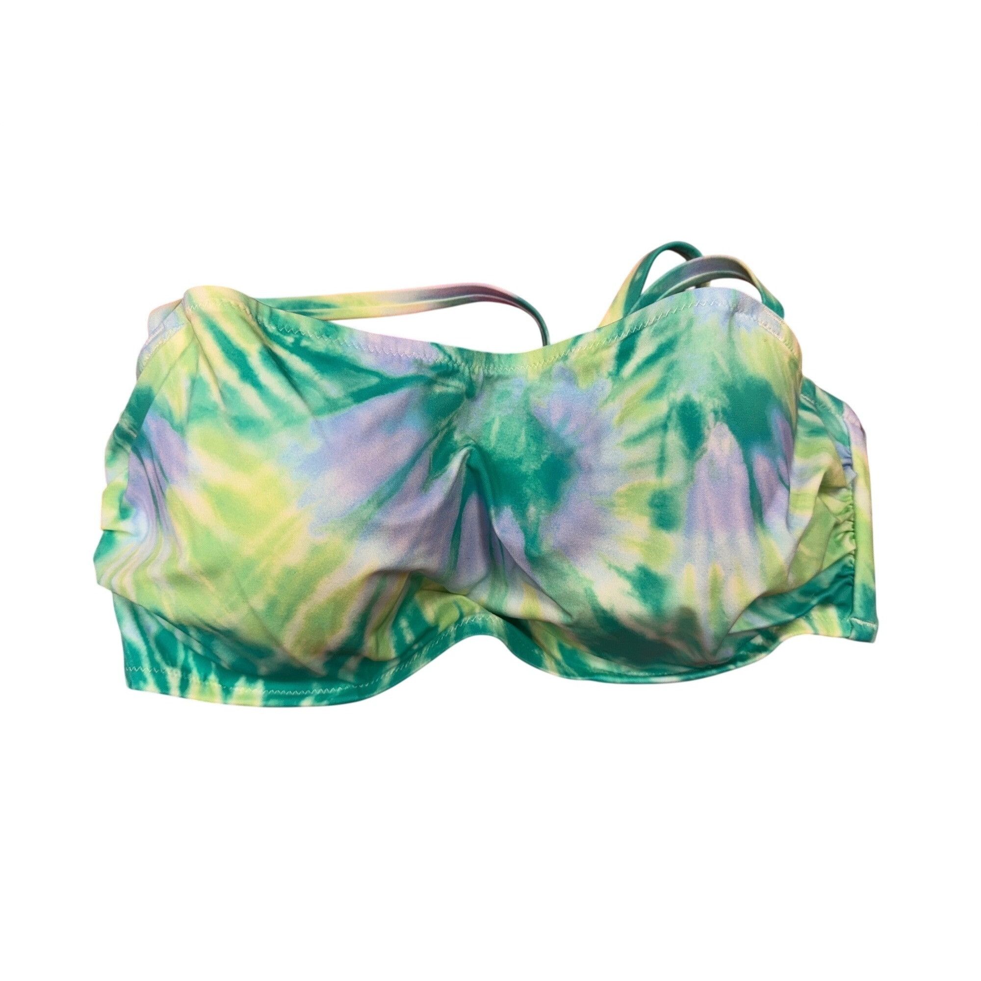 Other Shade & Shore Tie-Dye Bikini Top With Adjustable Straps & Pa Size ONE SIZE - 2 Thumbnail