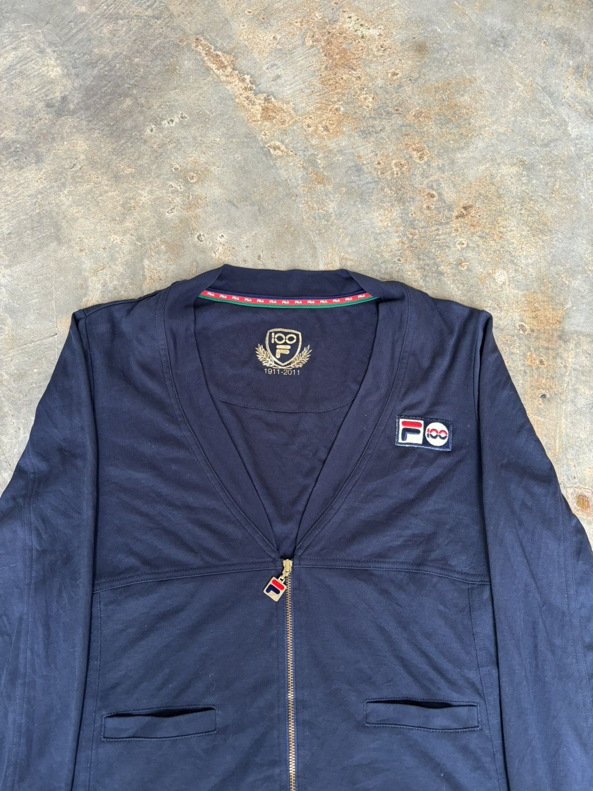 Fila Vintage Fila100 Sweatshirt Zipper Size US M / EU 48-50 / 2 - 4 Thumbnail
