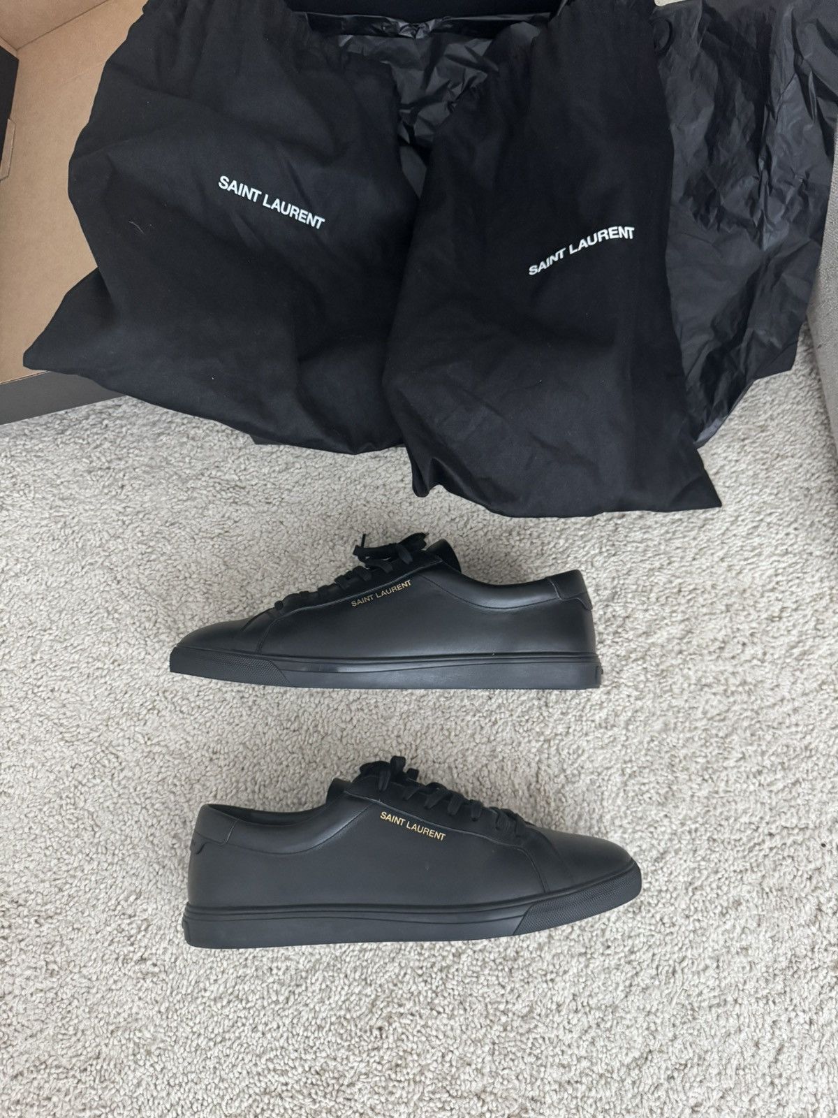 Yves Saint Laurent YSL Andy Sneakers Size US 12.5 / EU 45-46 - 2 Thumbnail