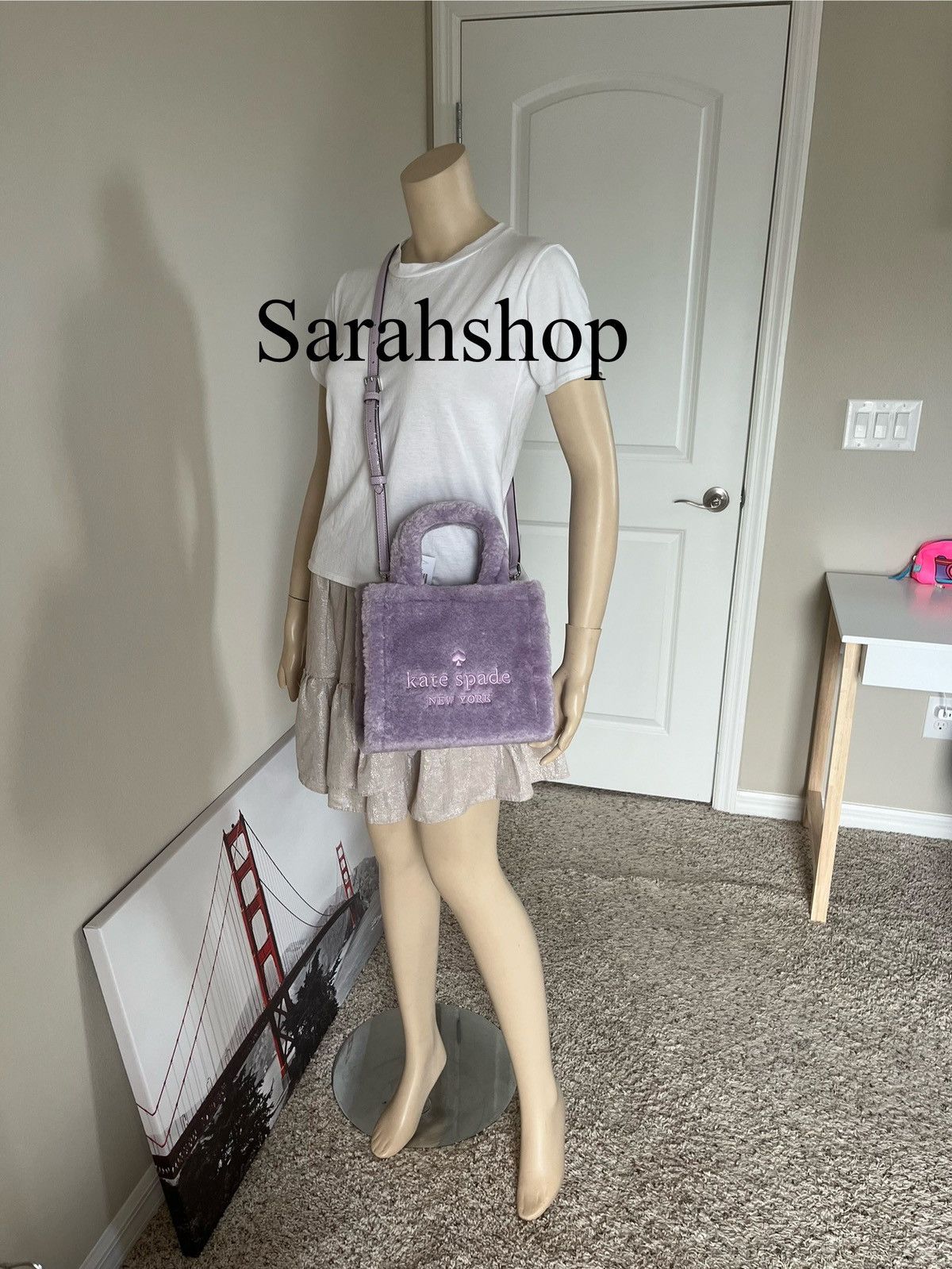Kate Spade Kate Spade Ellie Faux Fur Small Tote Size ONE SIZE - 9 Thumbnail