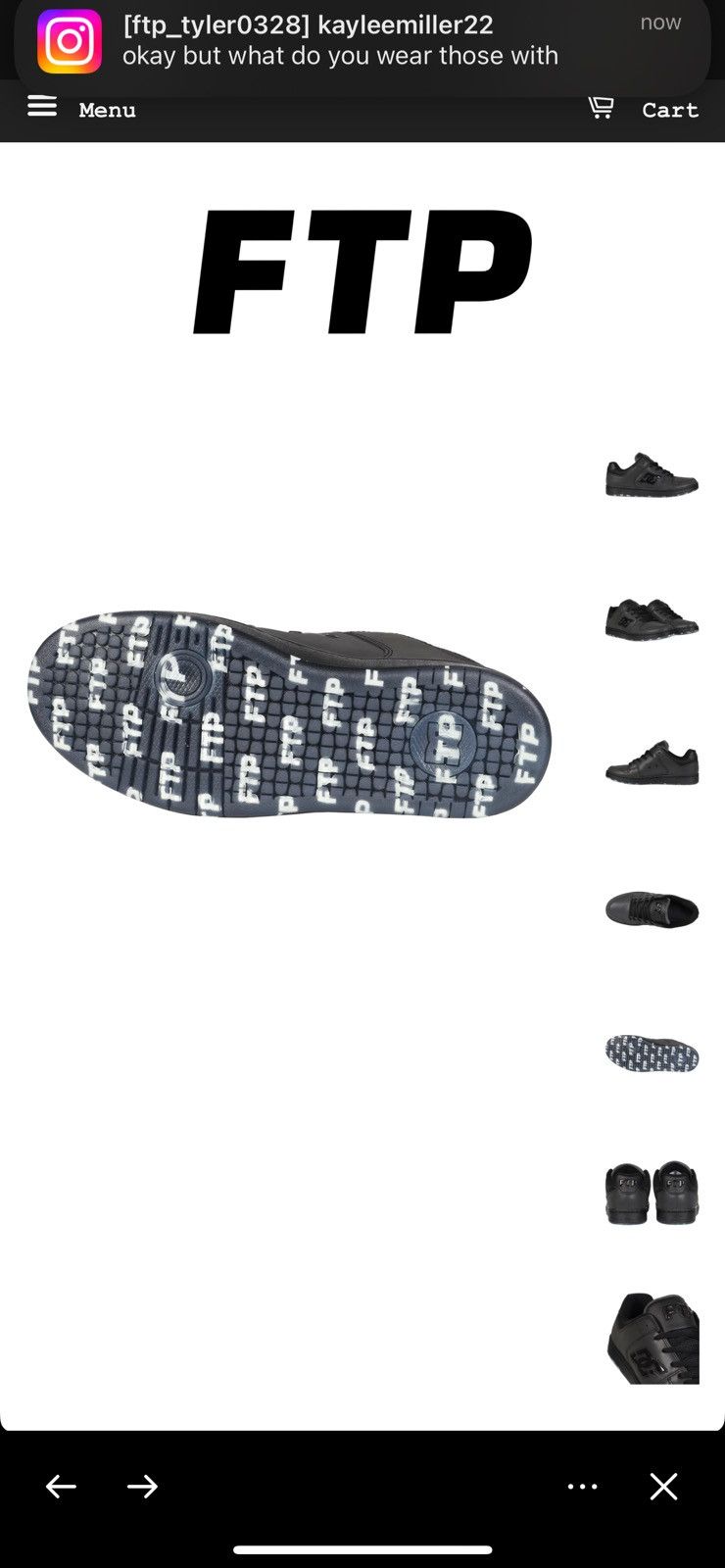DC × Fuck The Population DC x FTP Size US 9.5 / EU 42-43 - 7 Thumbnail