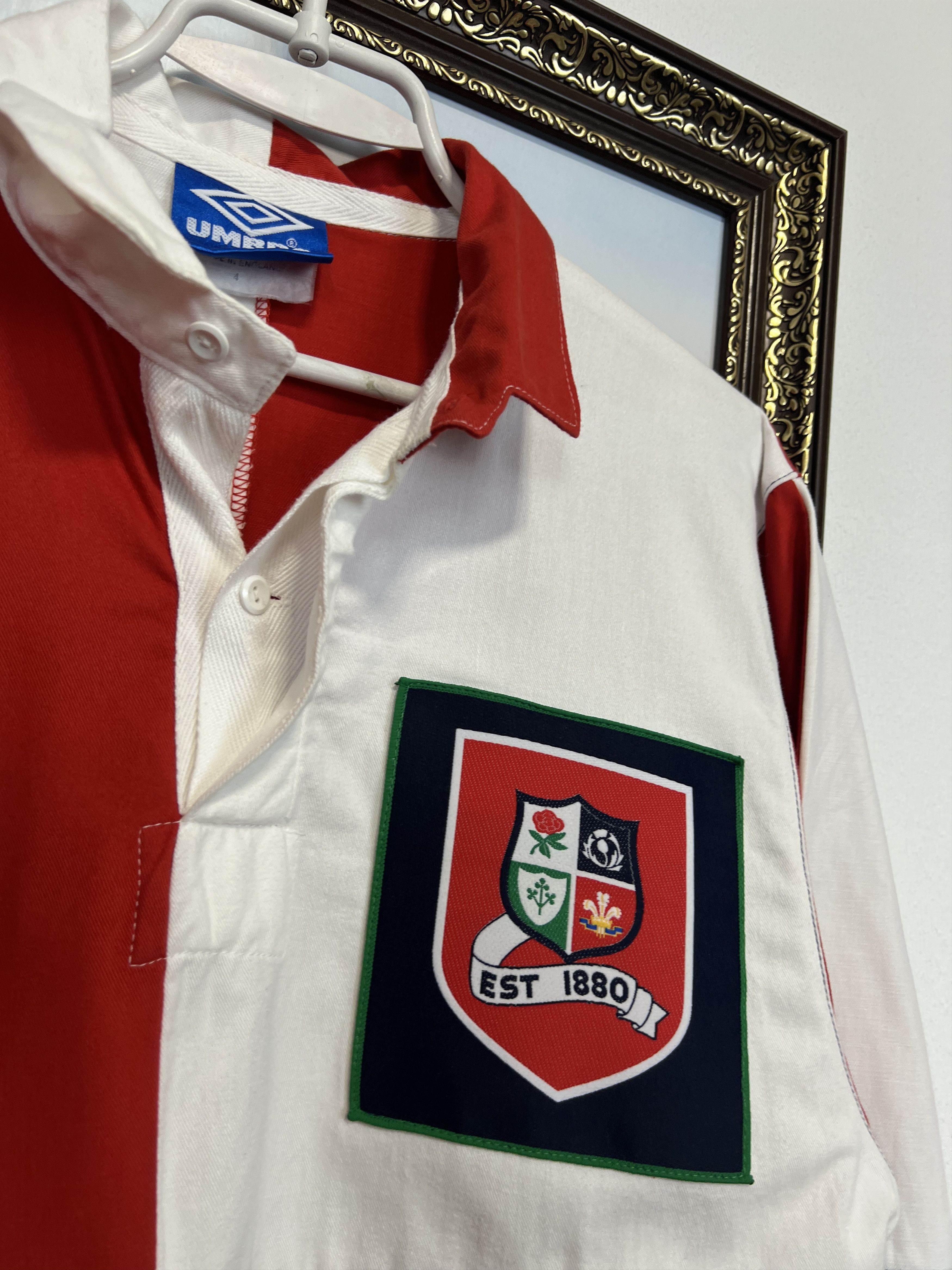 Umbro Vintage British and Irish Lions Rugby Union Jersey Trikot Size US M / EU 48-50 / 2 - 4 Thumbnail