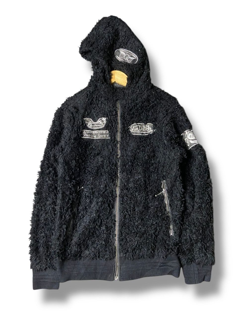 Von Dutch Vintage Von Dutch Full Zip Fleece Hoodie Jacket (171) Size US M / EU 48-50 / 2 - 1 Thumbnail