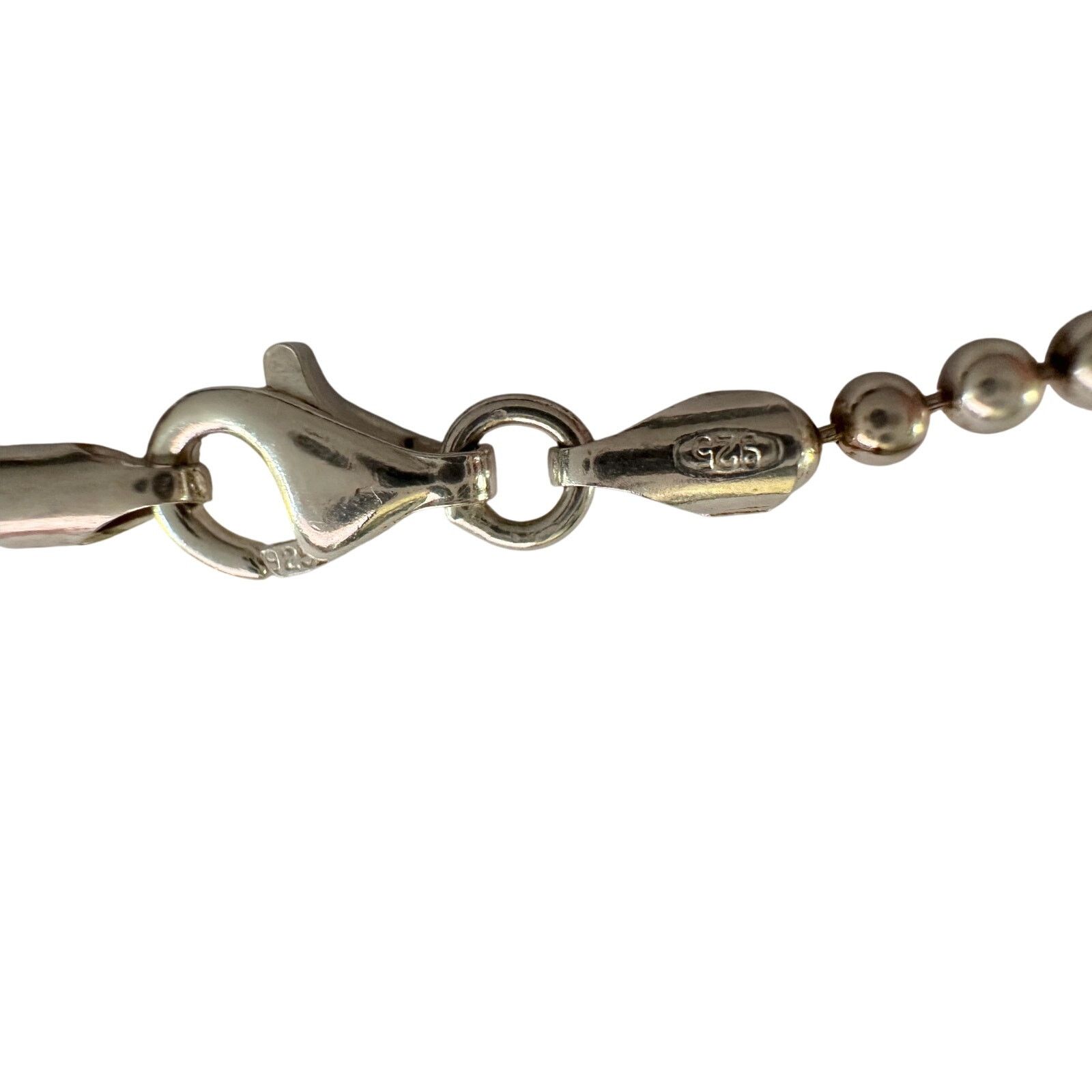Gucci Gucci Silver Bar Logo Ball Chain Bracelet Size ONE SIZE - 11 Thumbnail