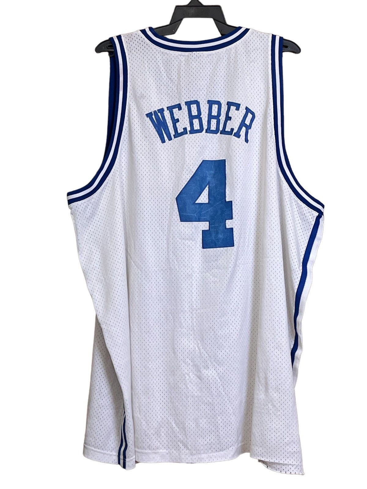 NBA × Nike × Supreme VINTAGE NIKE KANSAS CITY ROYALS “WEBBER #4” NBA 5XL JERSEY Size US XXL / EU 58 / 5 - 2 Thumbnail