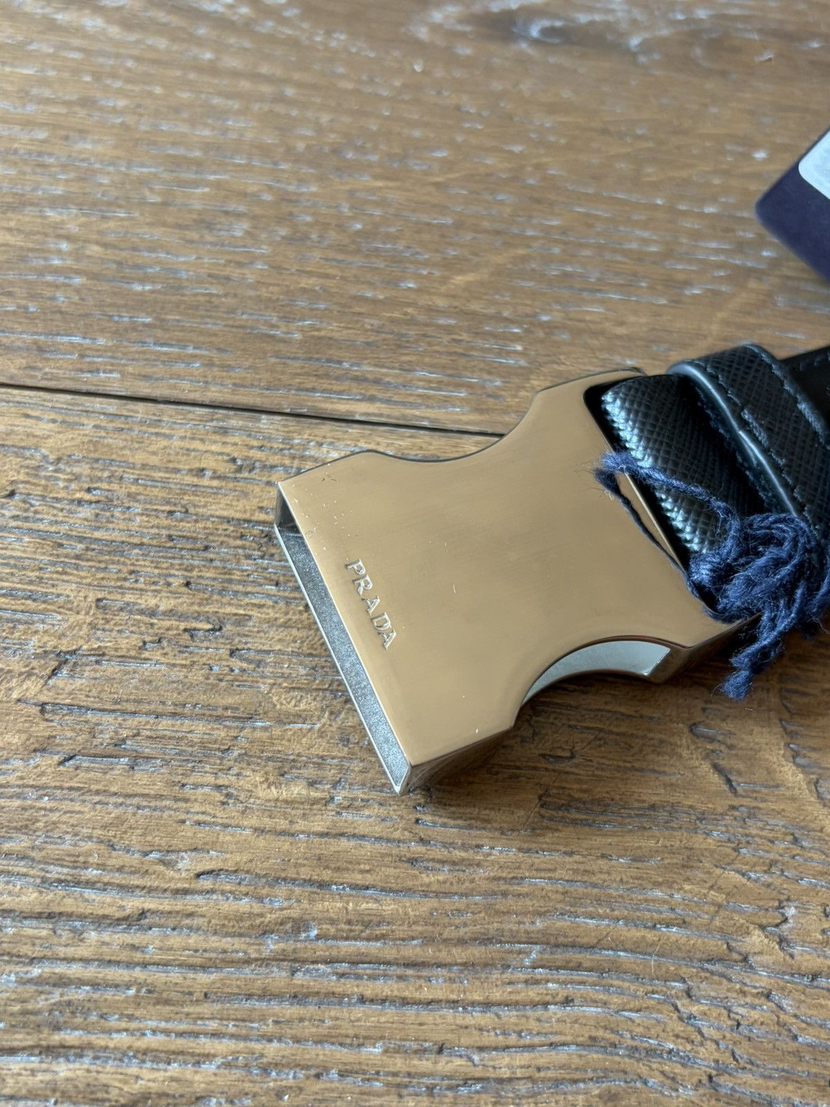 Prada Prada Saffiano Leather Tape Belt Brand New 28/70 Size 28 - 9 Thumbnail