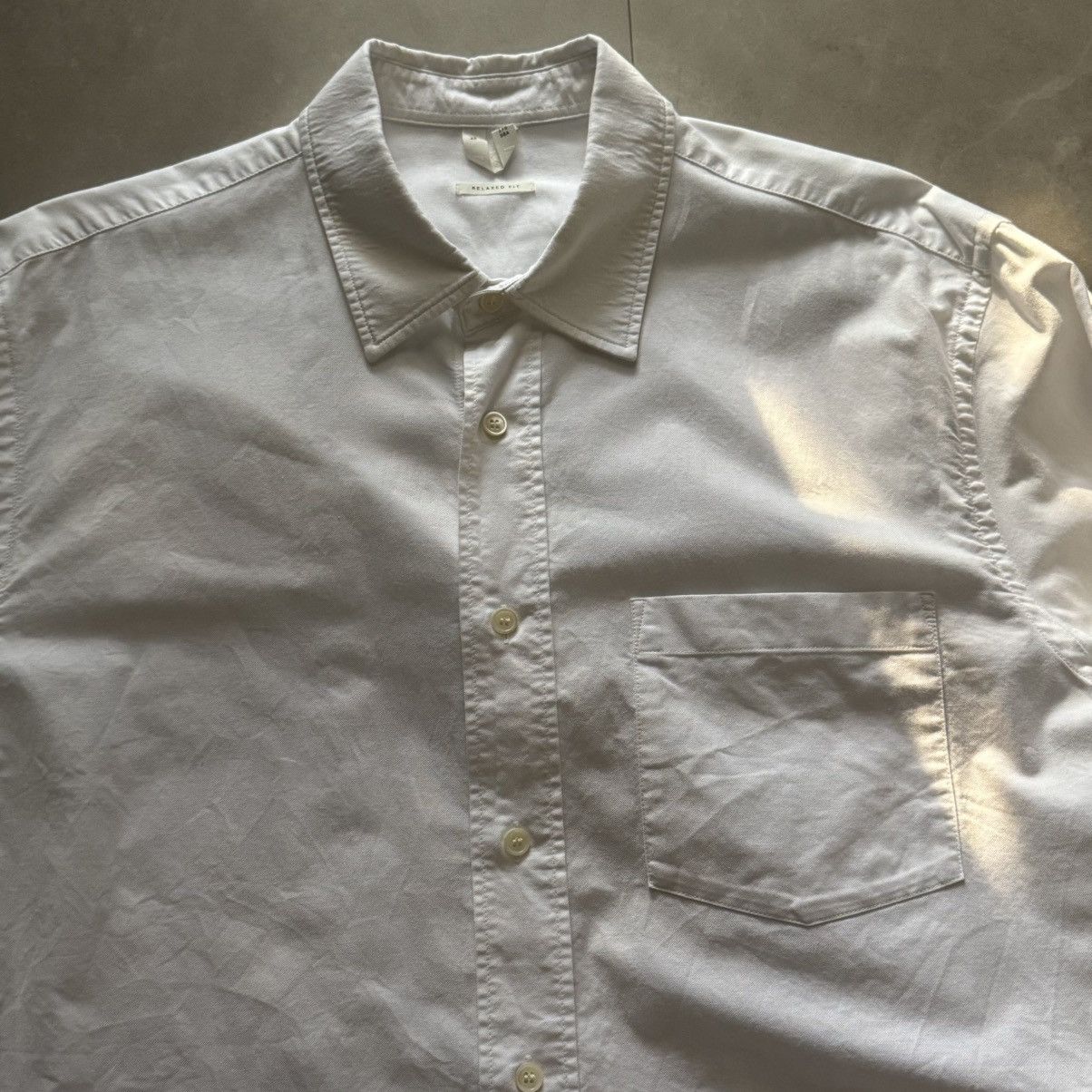 Arket Arket Relaxed Oxford Shirt White 48 Size US M / EU 48-50 / 2 - 3 Thumbnail
