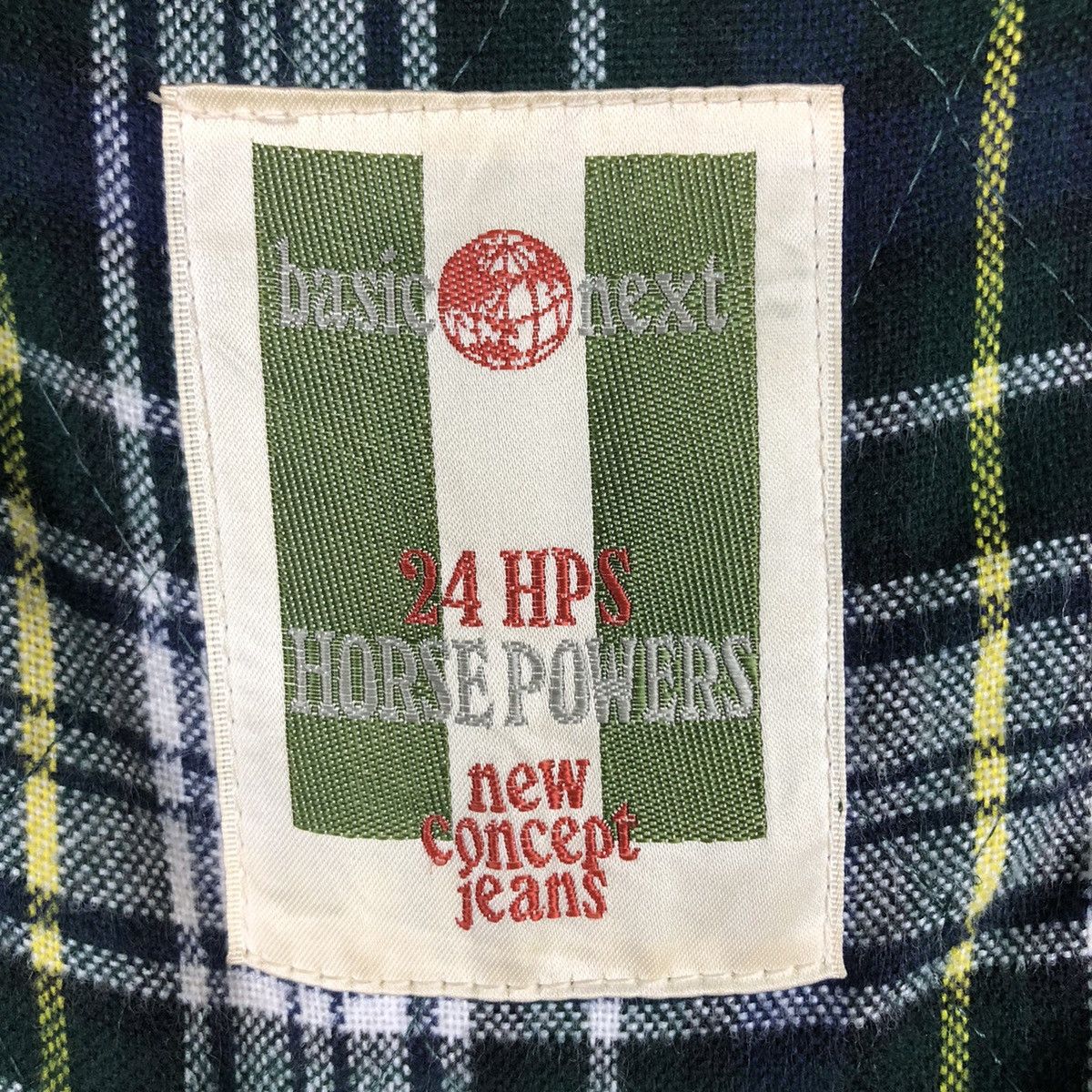 Japanese Brand 📌Vtg Bomber Jacket Horse Power Blanket Tartan Issey Miyake Size US L / EU 52-54 / 3 - 20 Thumbnail