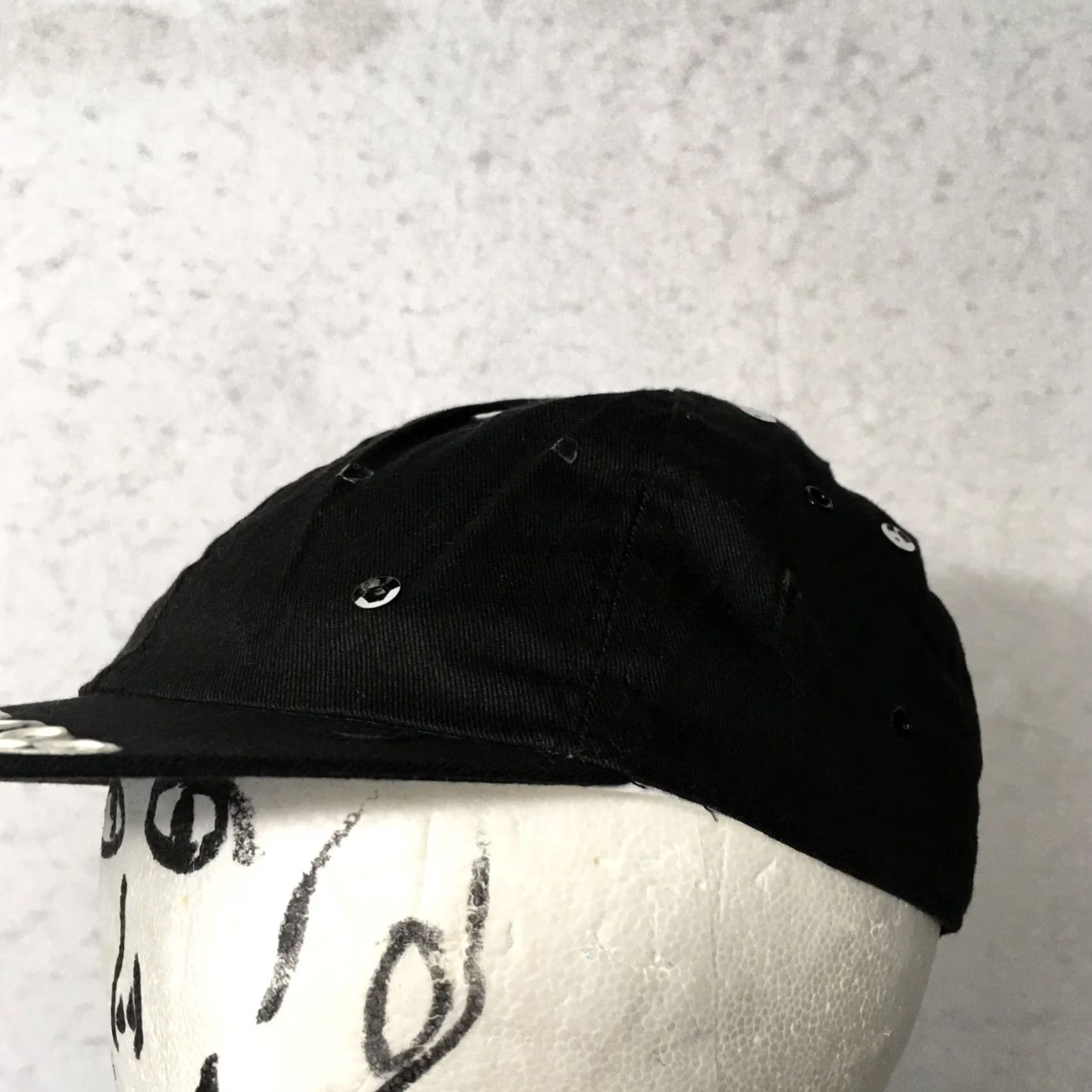 Vintage arlin LINDSAY spell out Cap One Size black stretch Sequins Size ONE SIZE - 5 Thumbnail