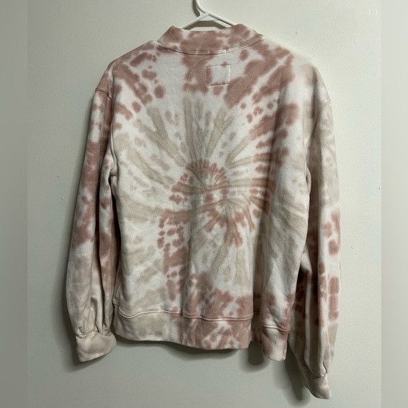 Abercrombie & Fitch Abercrombie & Fitch Mockneck Pink Tie Dye Sweatshirt Size S / US 4 / IT 40 - 2 Thumbnail