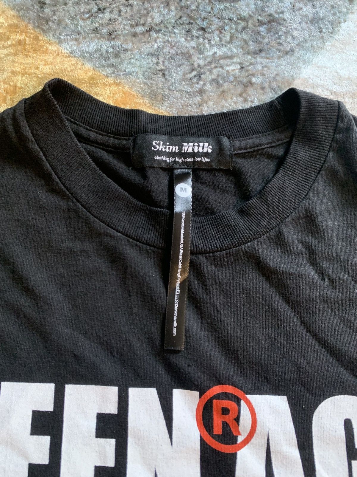 Vintage Teen Rage T-Shirt Skim Milk Size ONE SIZE - 3 Thumbnail
