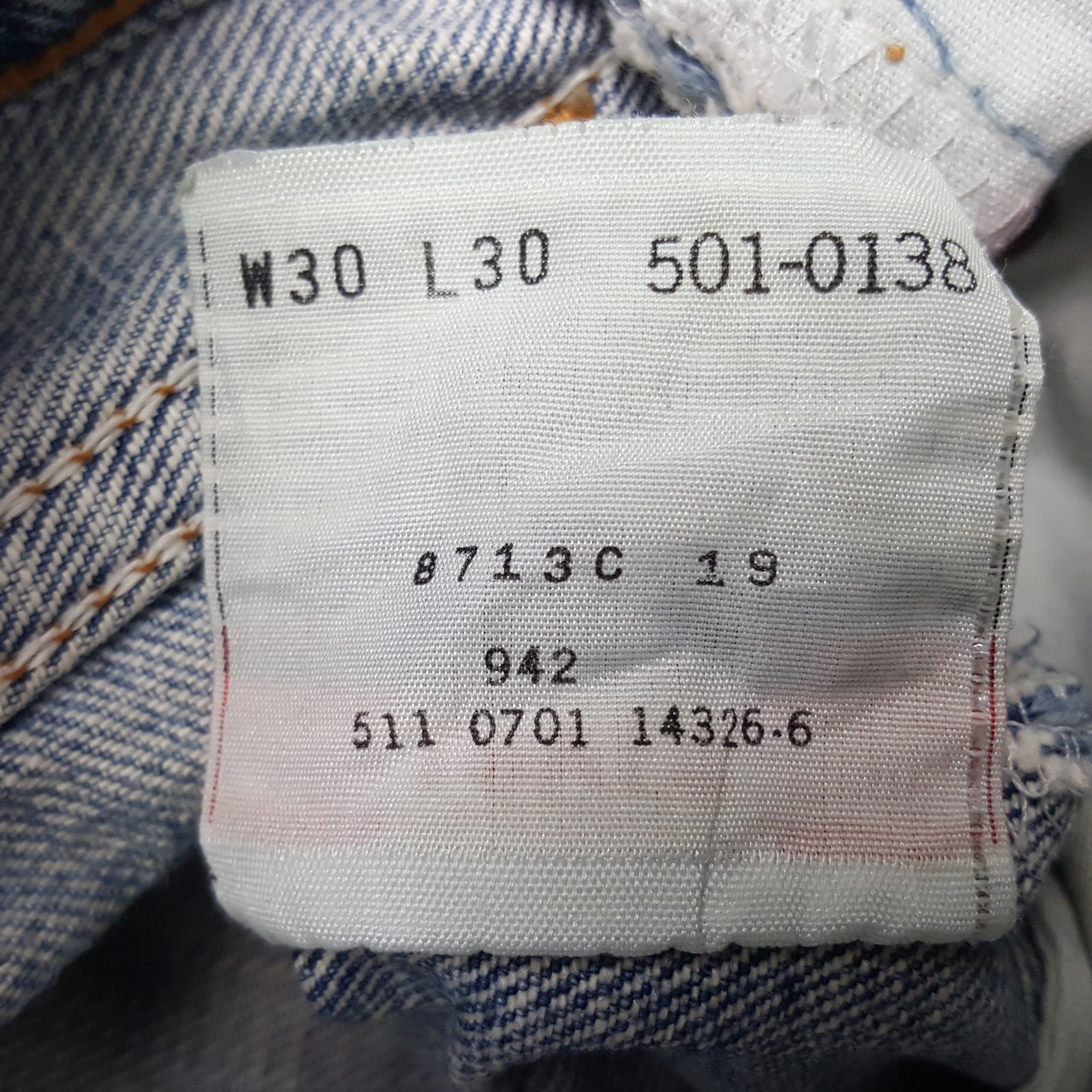 Levi's × Vintage Vintage Levi's 501 American Distressed Style Denim Jeans Size US 28 / EU 44 - 9 Thumbnail