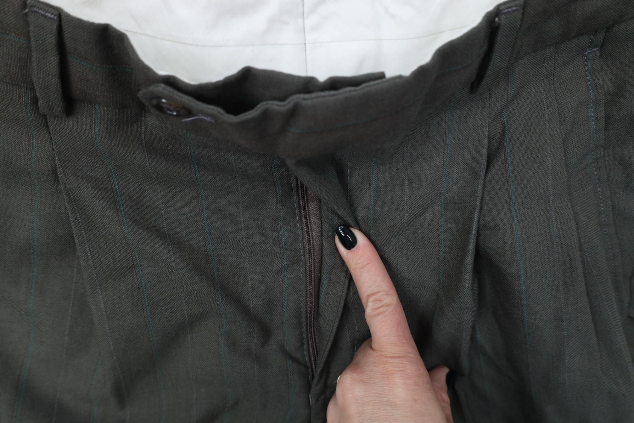 Vintage Vintage 90s Streetwear Knit Striped Wide Leg Chino Pants Size US 32 / EU 48 - 6 Thumbnail