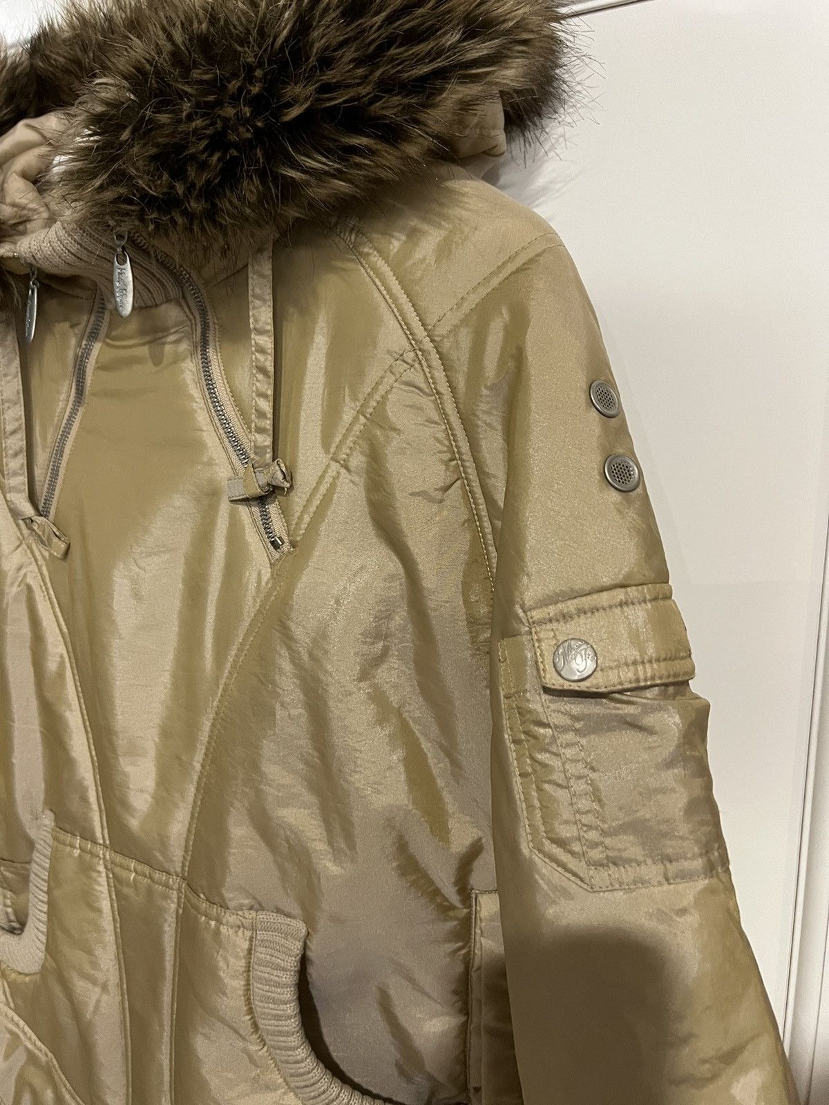 Mecca Vintage poncho vest with fur parka Size M / US 6-8 / IT 42-44 - 6 Thumbnail